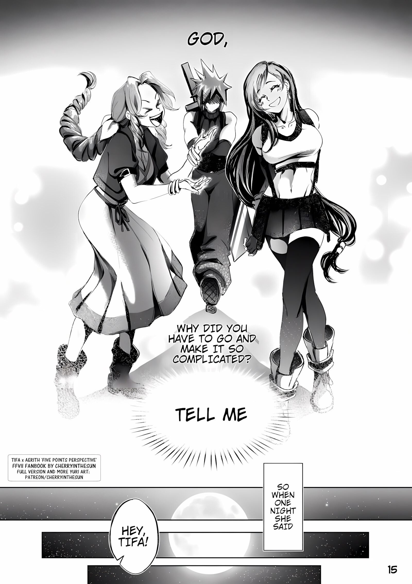 Tifa x Aerith – Five Point Perspective [CherryInTheSun], Tifa x Aerith - Five Point Perspective, page 13 of 78