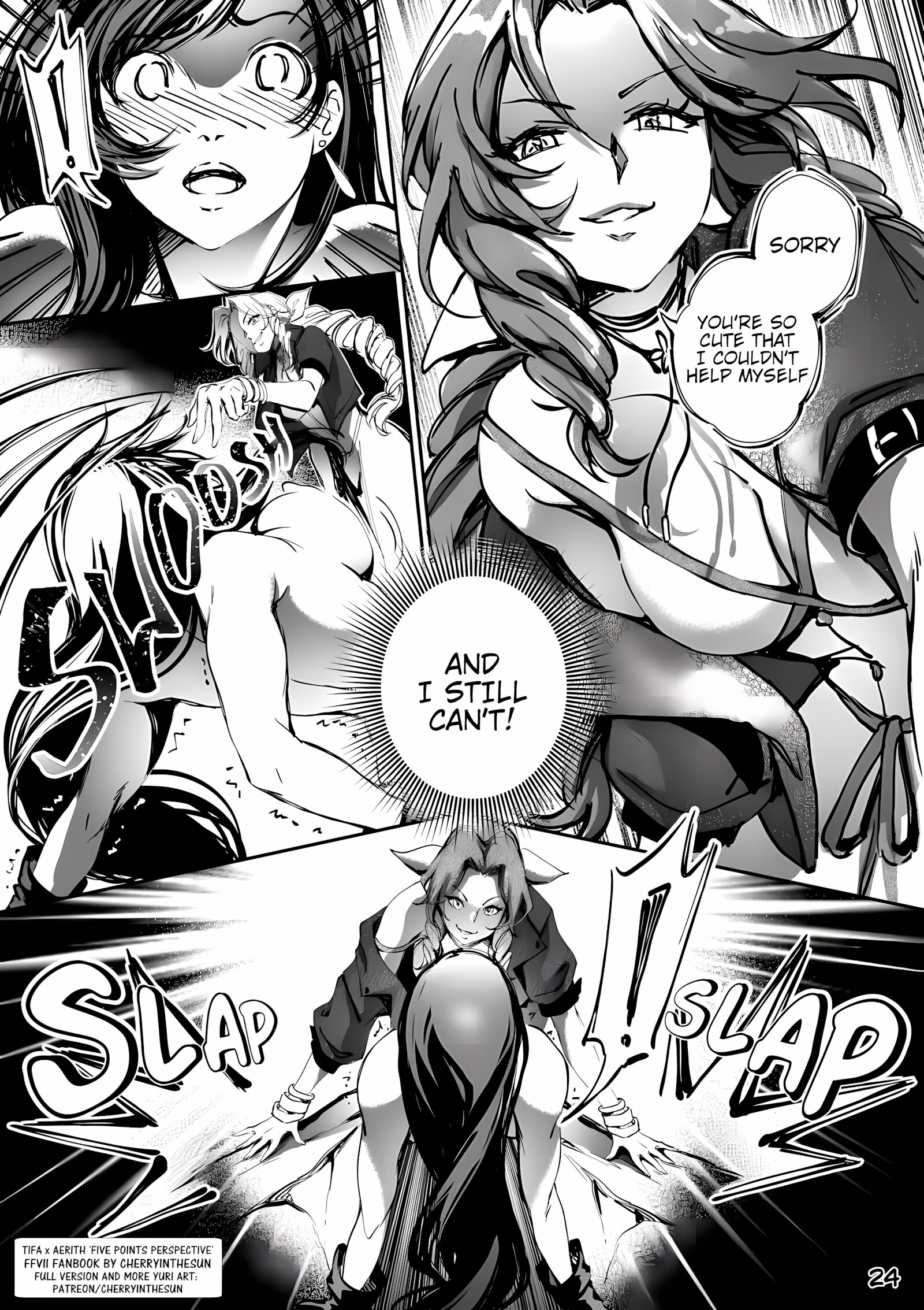 Tifa x Aerith – Five Point Perspective [CherryInTheSun], Tifa x Aerith - Five Point Perspective, page 22 of 78