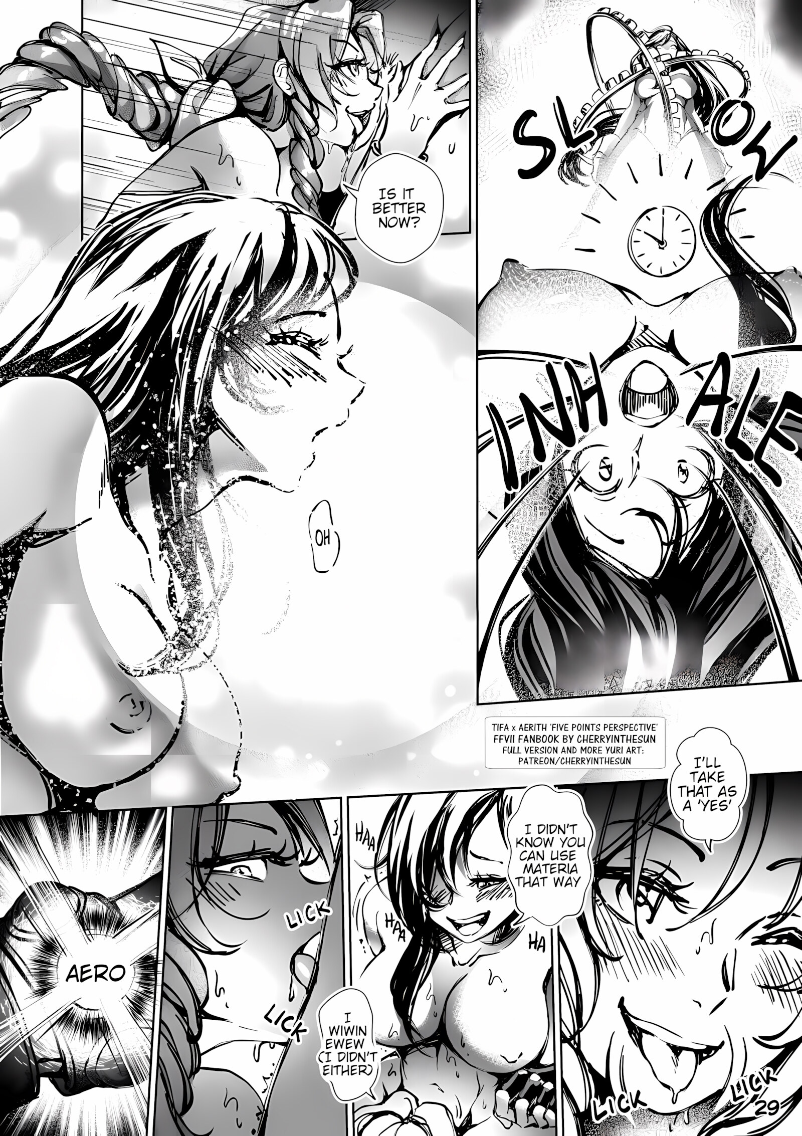 Tifa x Aerith – Five Point Perspective [CherryInTheSun], Tifa x Aerith - Five Point Perspective, page 27 of 78