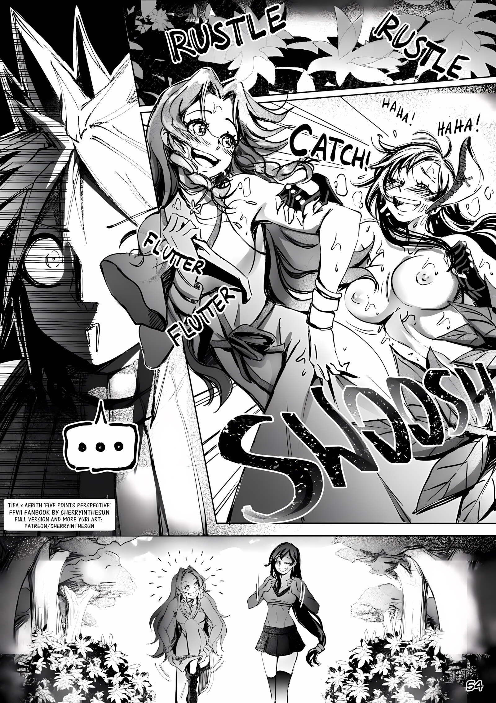 Tifa x Aerith – Five Point Perspective [CherryInTheSun], Tifa x Aerith - Five Point Perspective, page 50 of 78