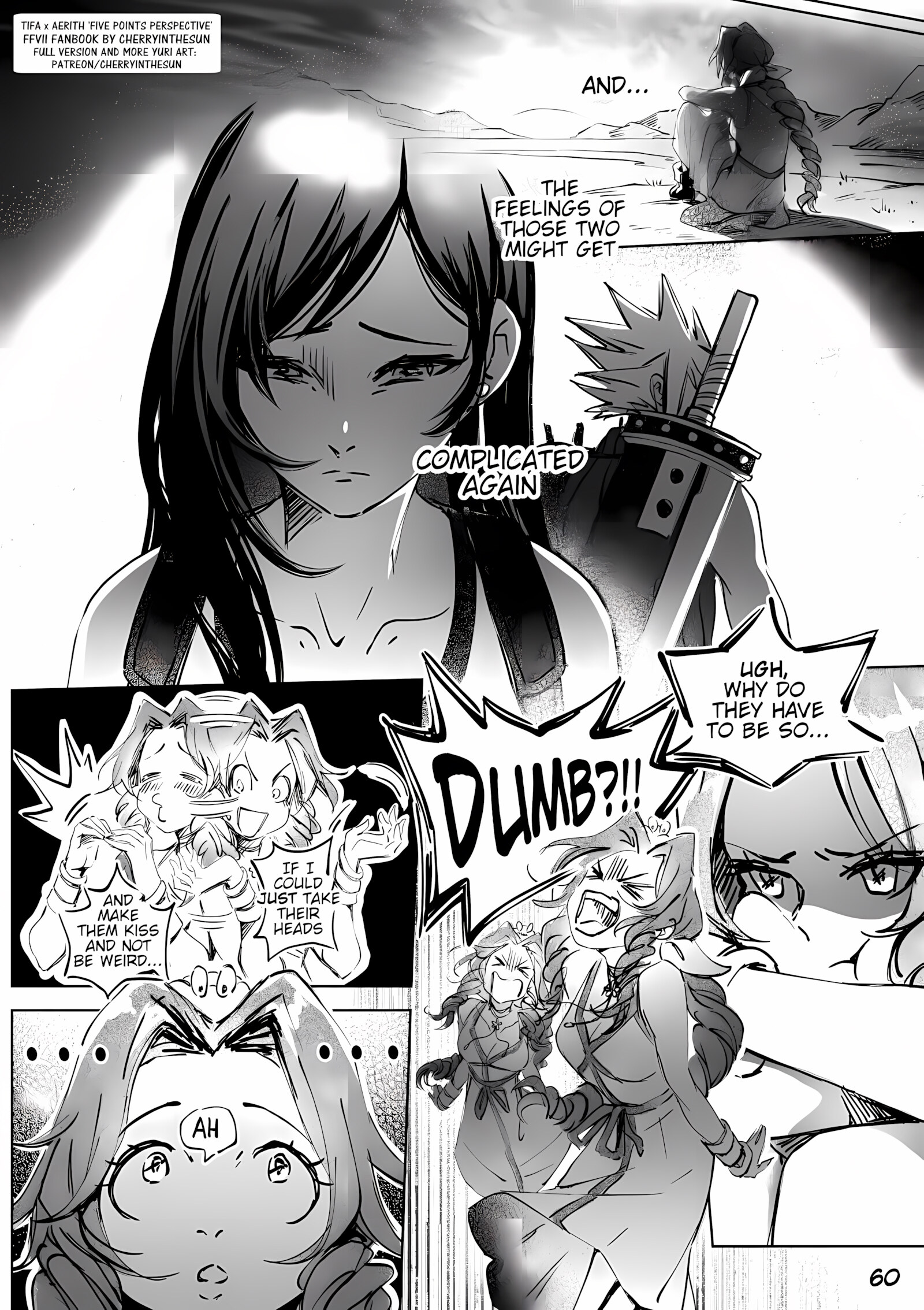 Tifa x Aerith – Five Point Perspective [CherryInTheSun], Tifa x Aerith - Five Point Perspective, page 56 of 78
