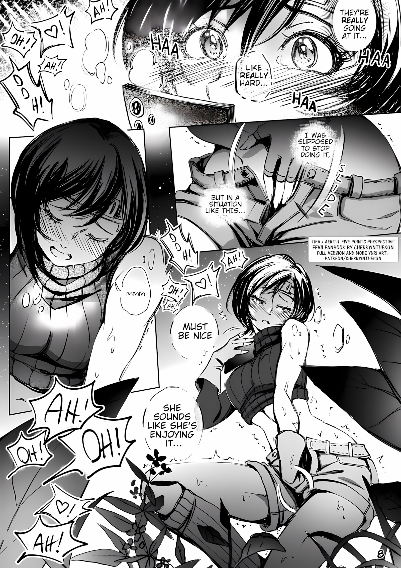 Tifa x Aerith – Five Point Perspective [CherryInTheSun], Tifa x Aerith - Five Point Perspective, page 7 of 78