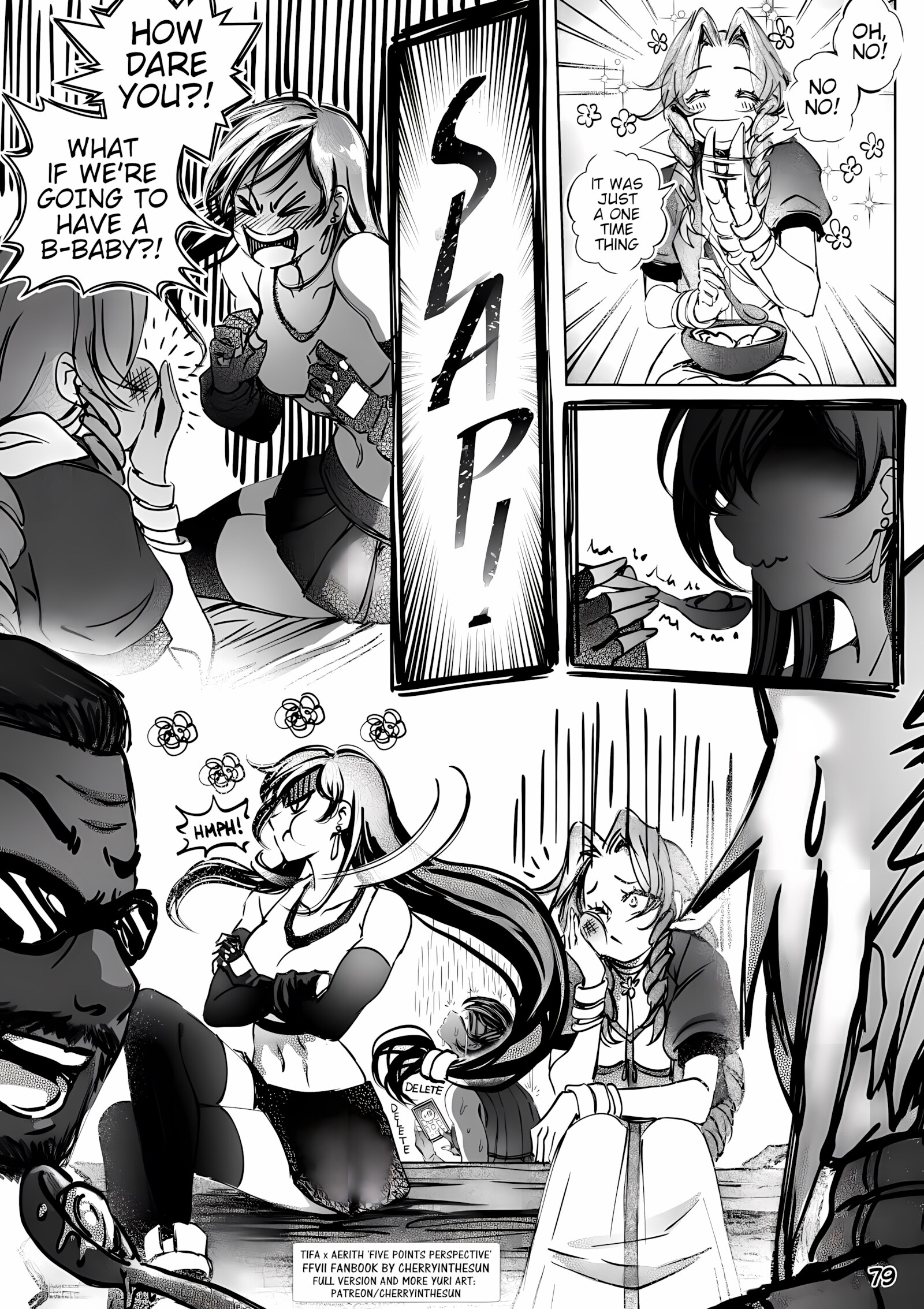 Tifa x Aerith – Five Point Perspective [CherryInTheSun], Tifa x Aerith - Five Point Perspective, page 75 of 78
