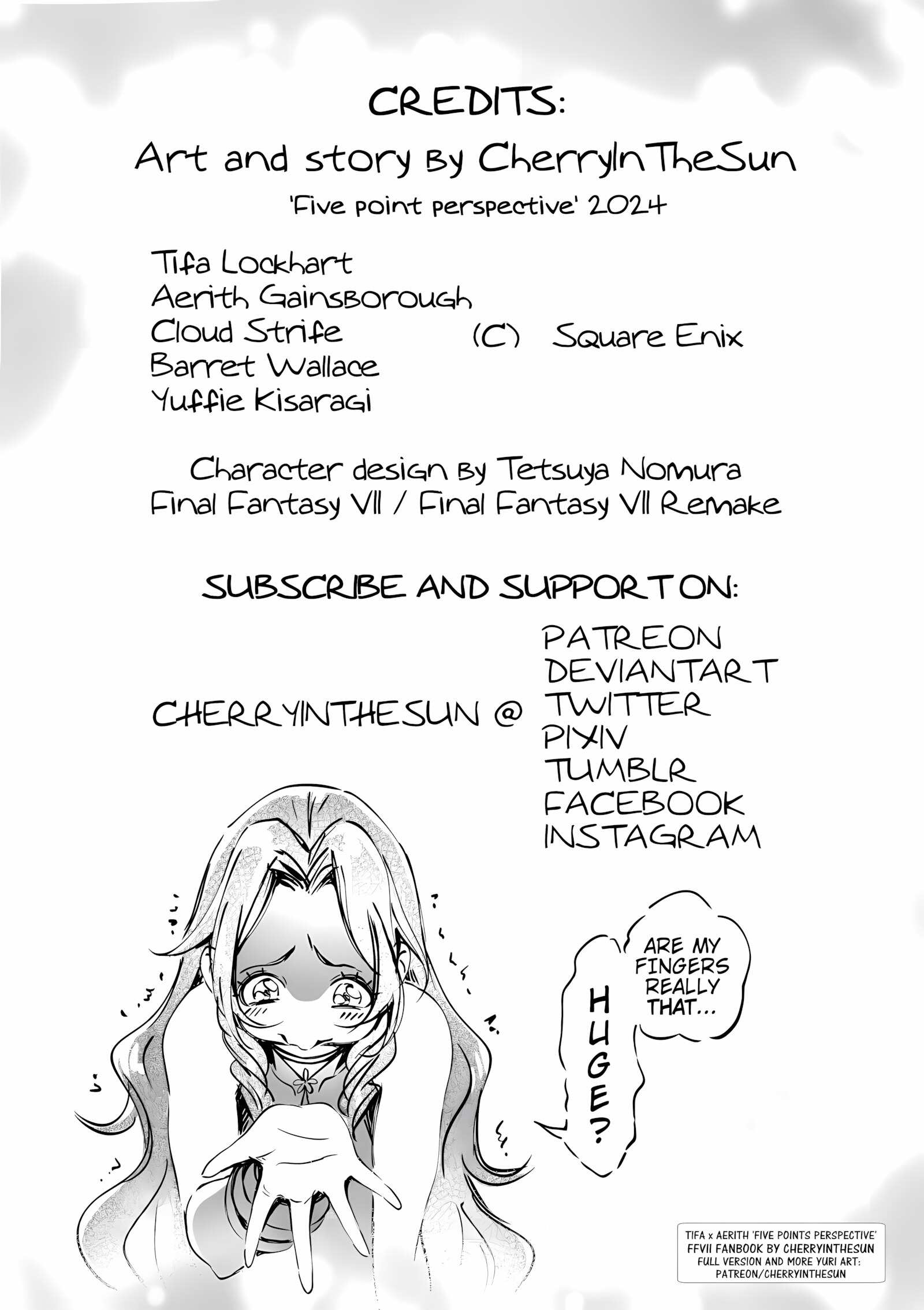 Tifa x Aerith – Five Point Perspective [CherryInTheSun], Tifa x Aerith - Five Point Perspective, page 77 of 78