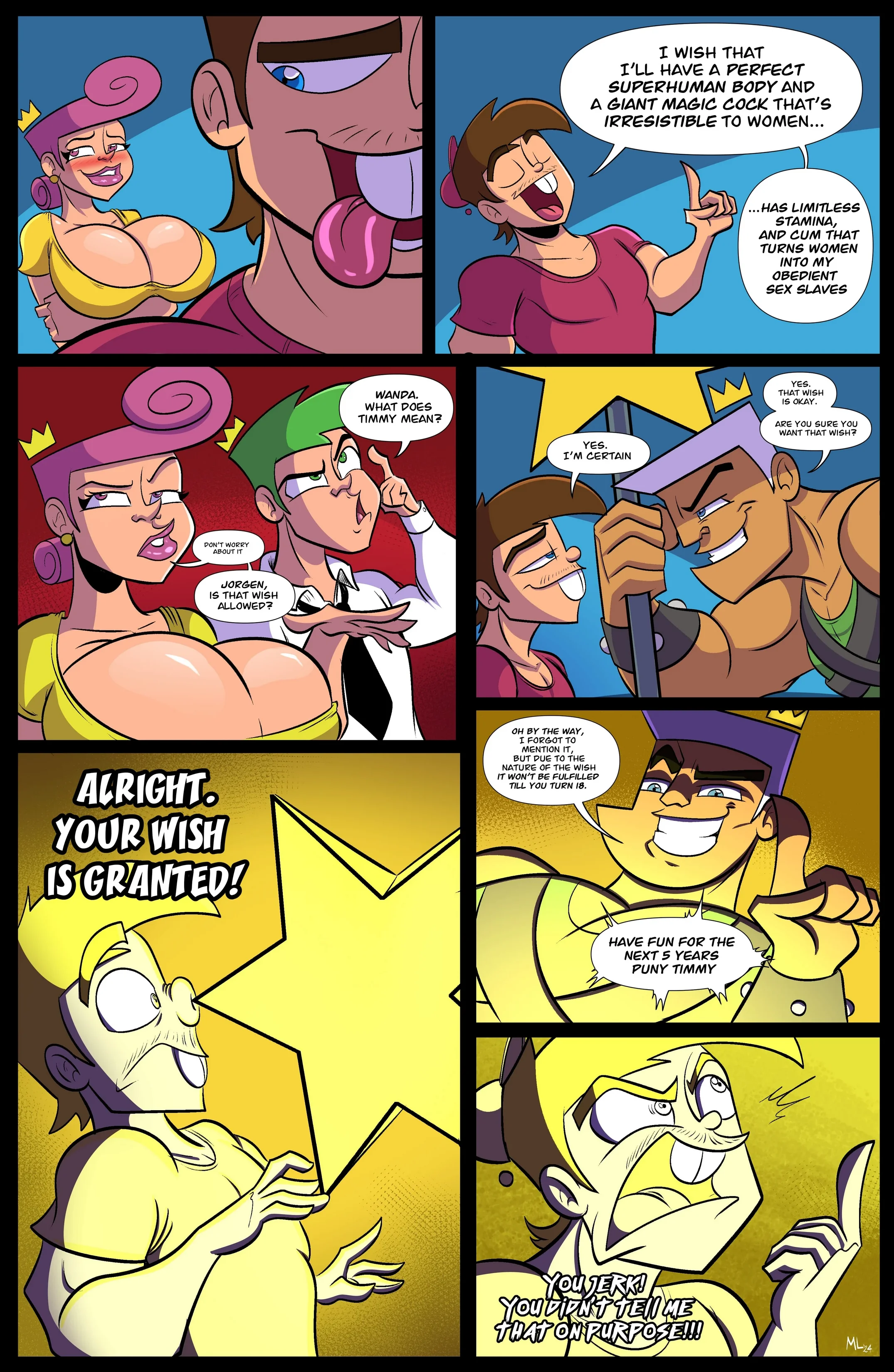 Timmy’s Final Wish (The Fairly Oddparents) [Ameizing Lewds], 1. Timmy's Final Wish (The Fairly Oddparents), page 19 of 20