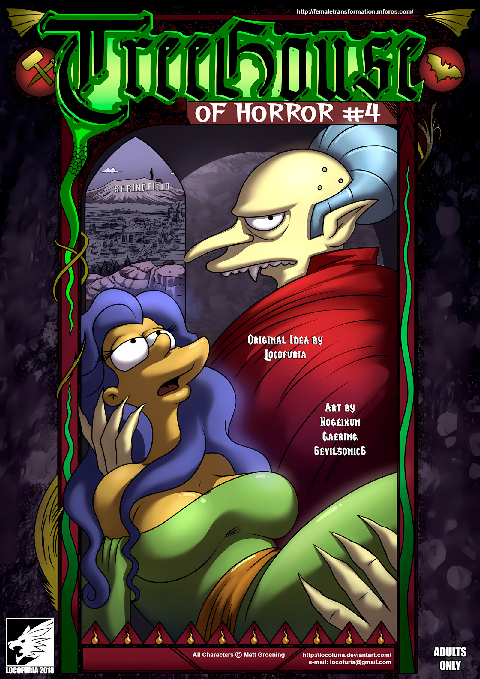 Treehouse Of Horror [KogeiKun], Treehouse Of Horror 4, page 1 of 40