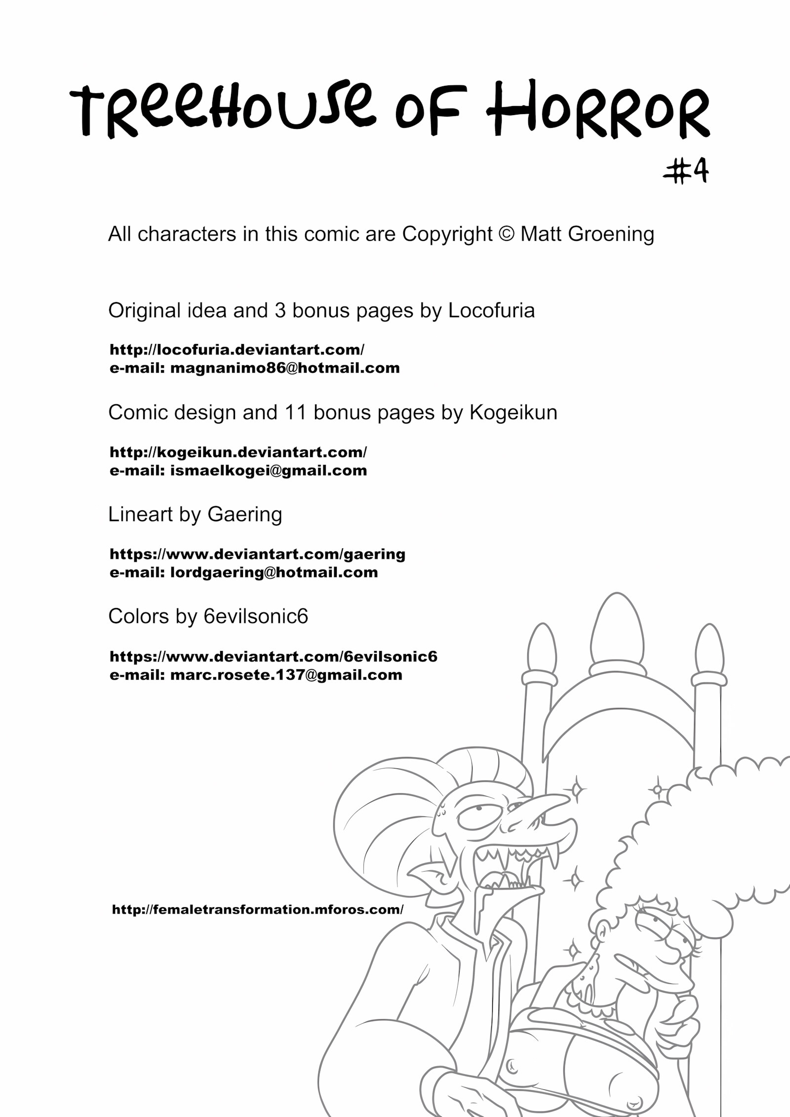 Treehouse Of Horror [KogeiKun], Treehouse Of Horror 4, page 2 of 40