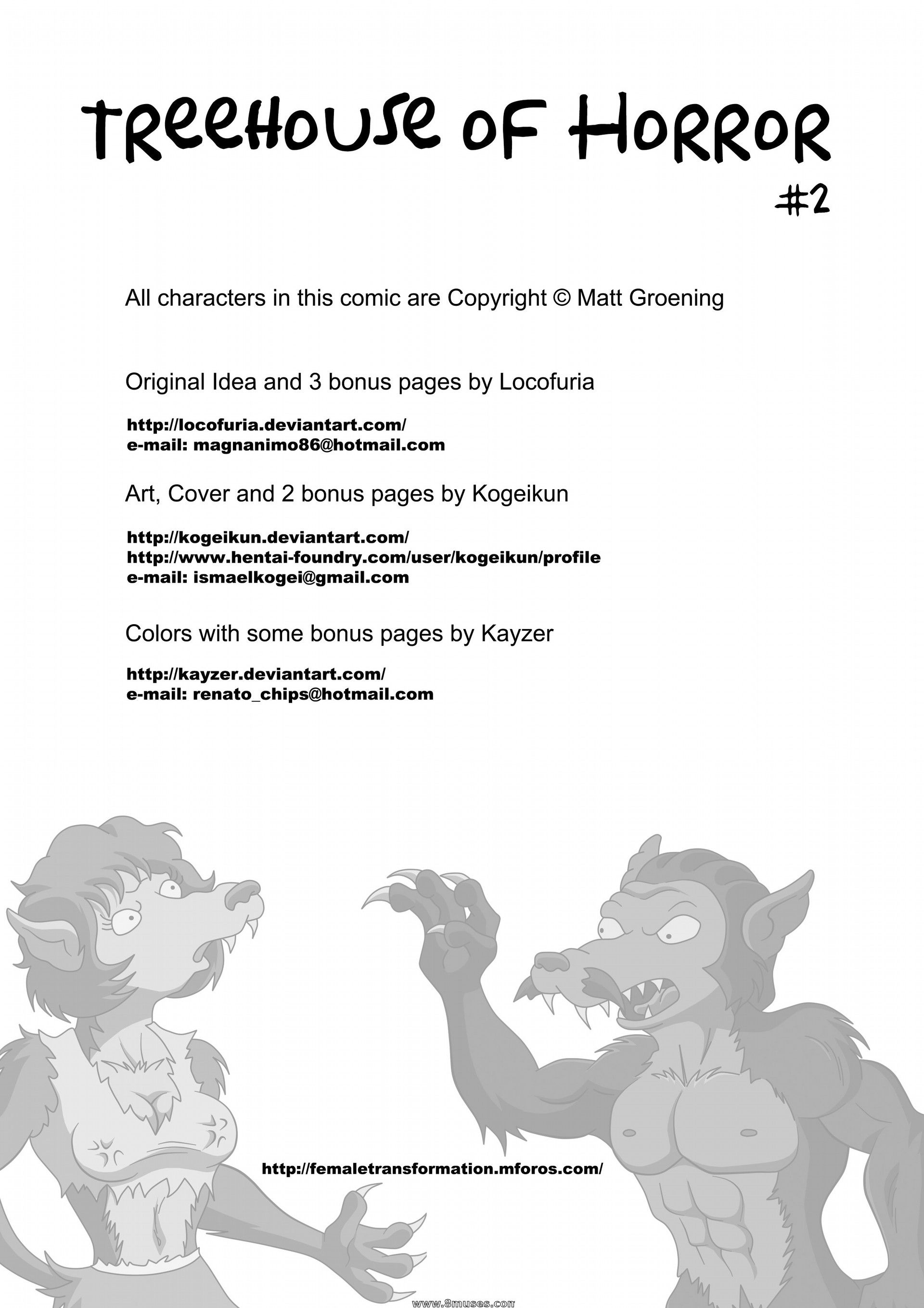 Treehouse Of Horror [KogeiKun], Treehouse Of Horror 2, page 2 of 28