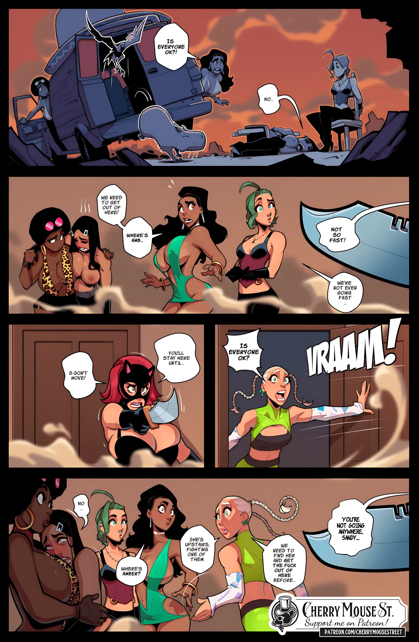 Trish and Amber: The Mexican Job [Cherry Mouse Street], Trish and Amber: The Mexican, page 29 of 40