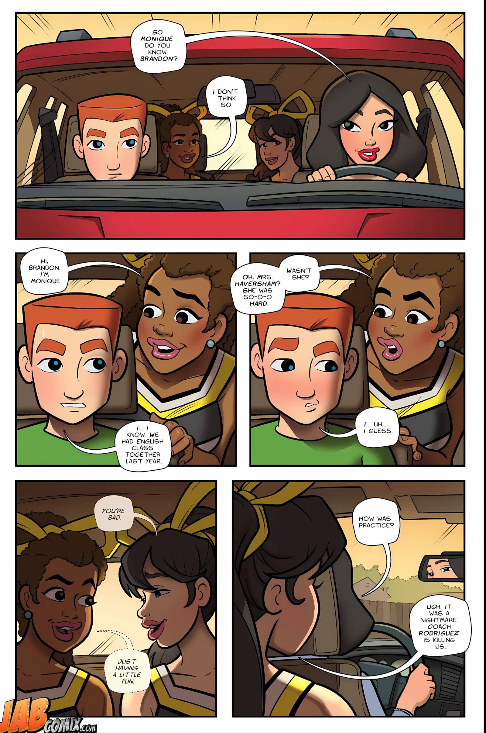Watching My Step [JabComix], Watching My Step 3, page 2 of 22
