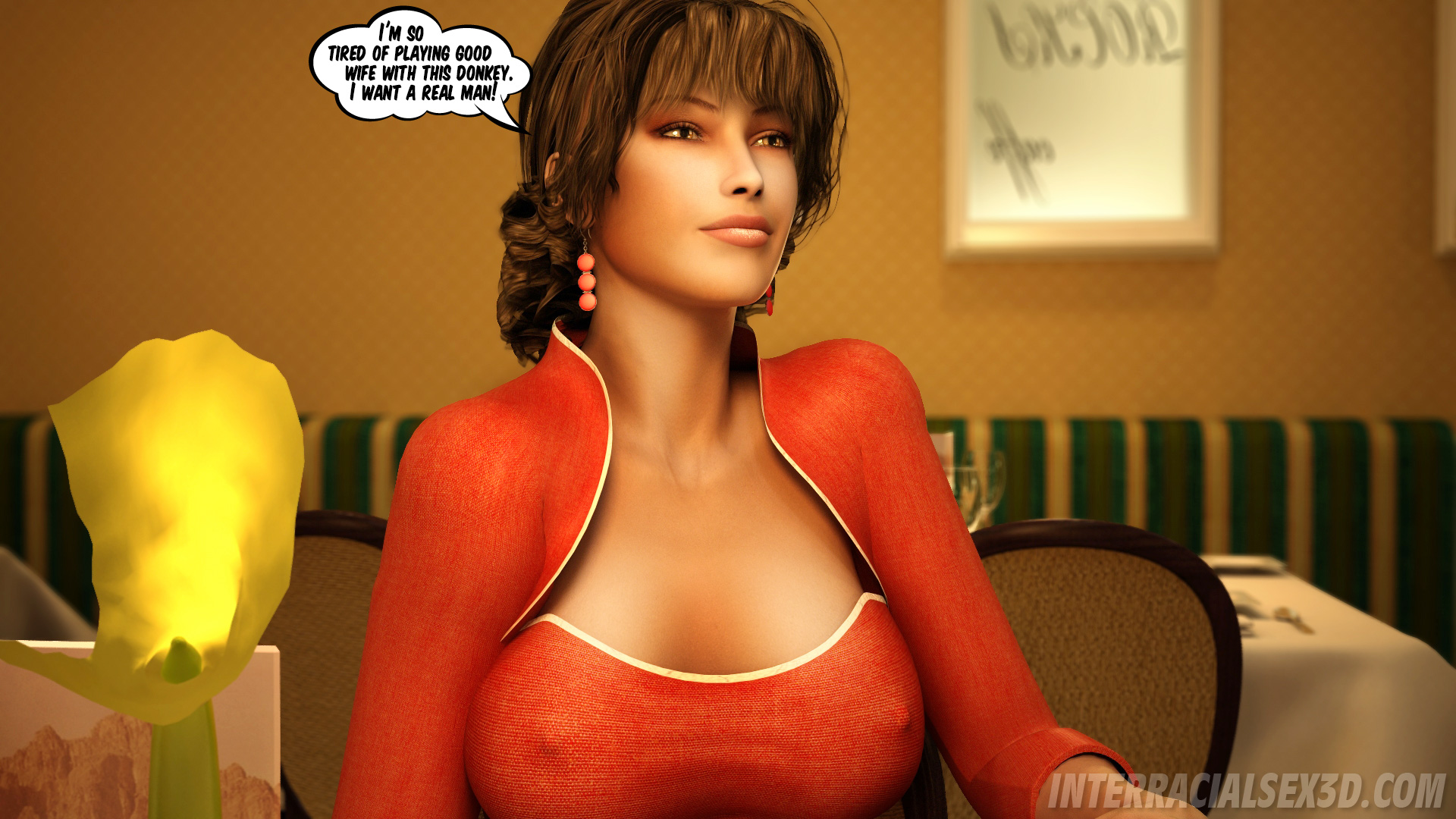 Wedding Anniversary and Cheating Wife [Interracialsex3D], Wedding Anniversary and Cheating Wife, page 2 of 64