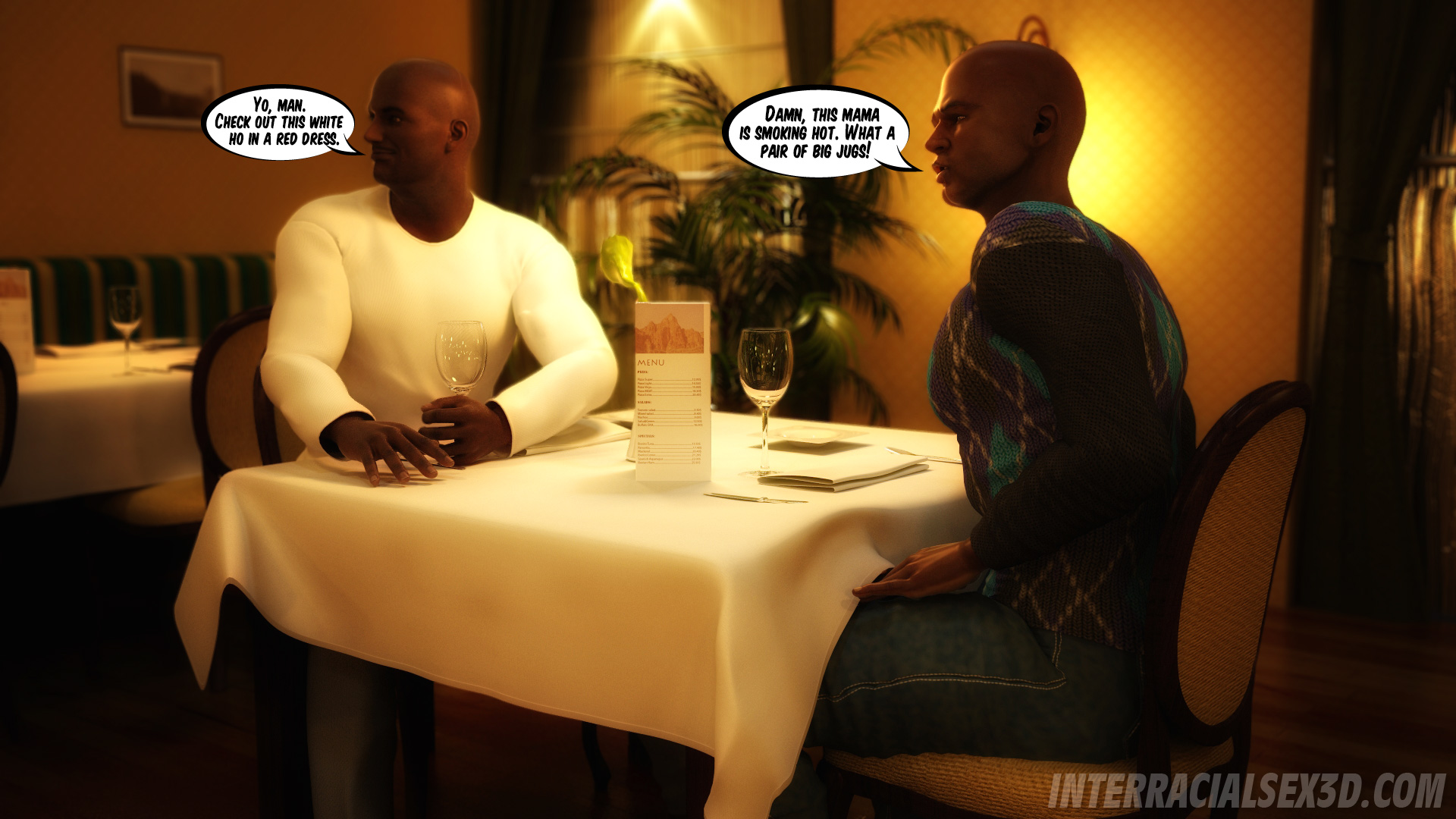 Wedding Anniversary and Cheating Wife [Interracialsex3D], Wedding Anniversary and Cheating Wife, page 4 of 64