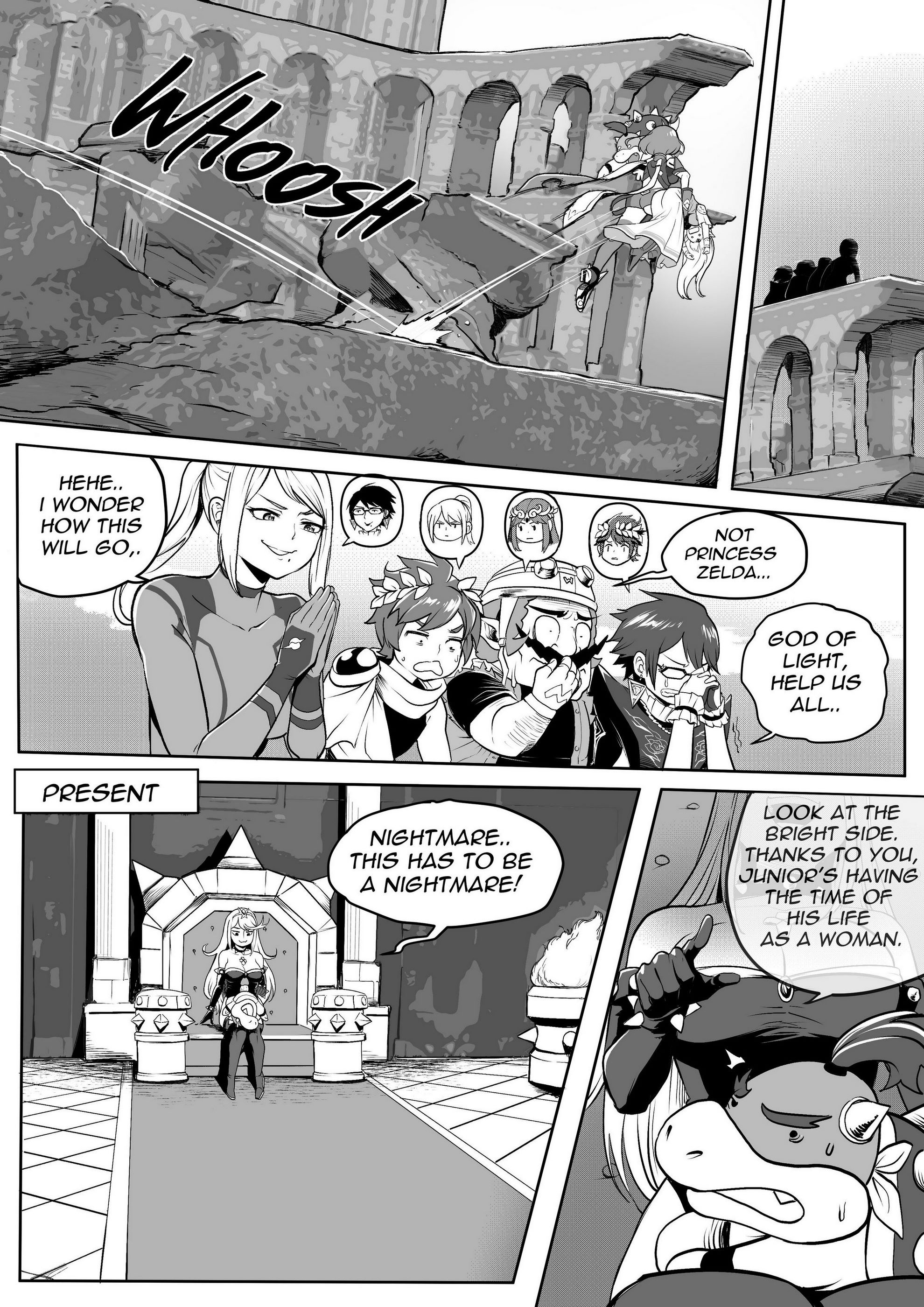 Bayonetta’s Night Out [TSFSingularity], Switch Time! 4, page 6 of 29