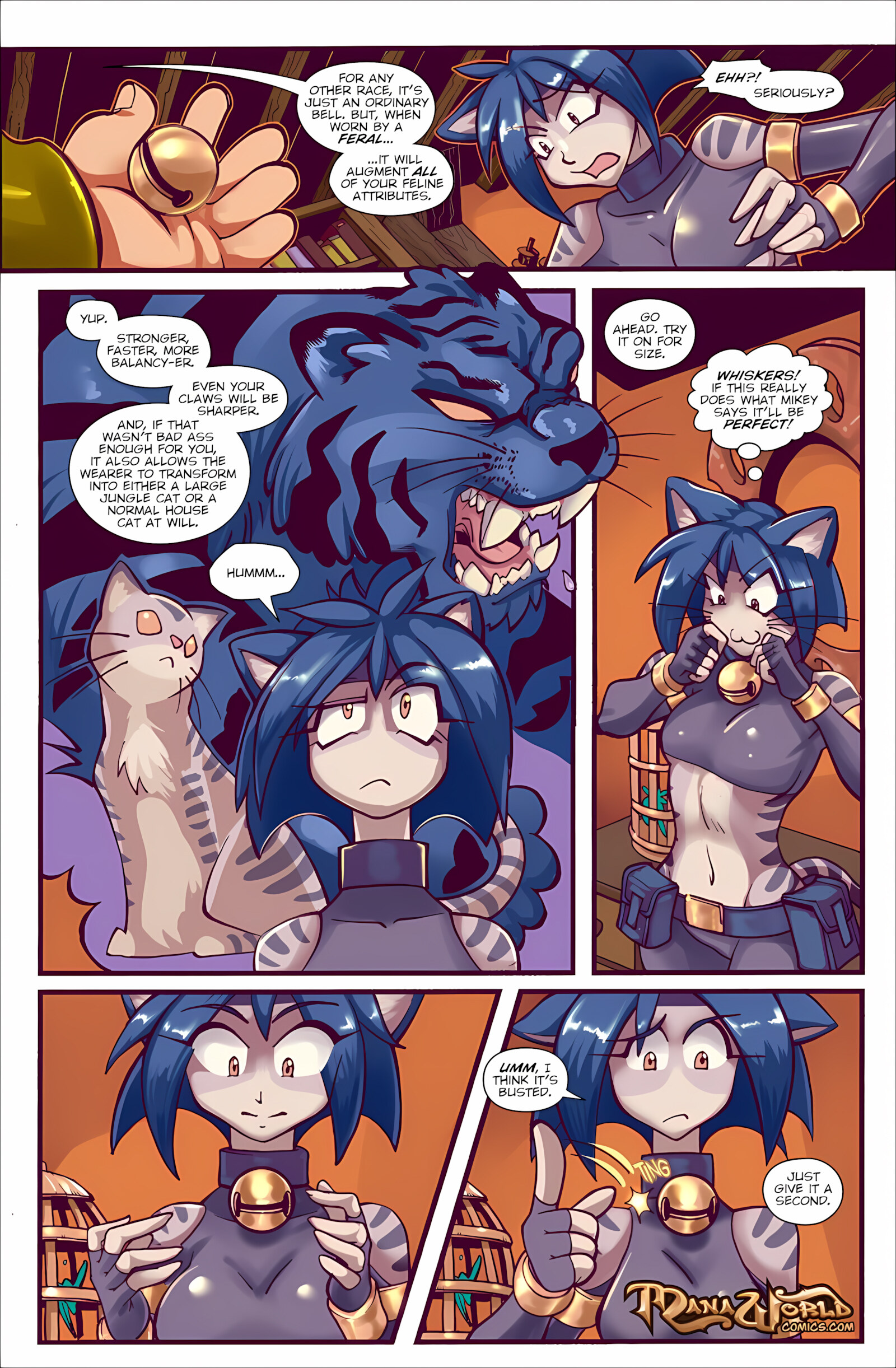 Belling the Cat(girl) [Mana World], Belling the Cat(girl), page 3 of 14