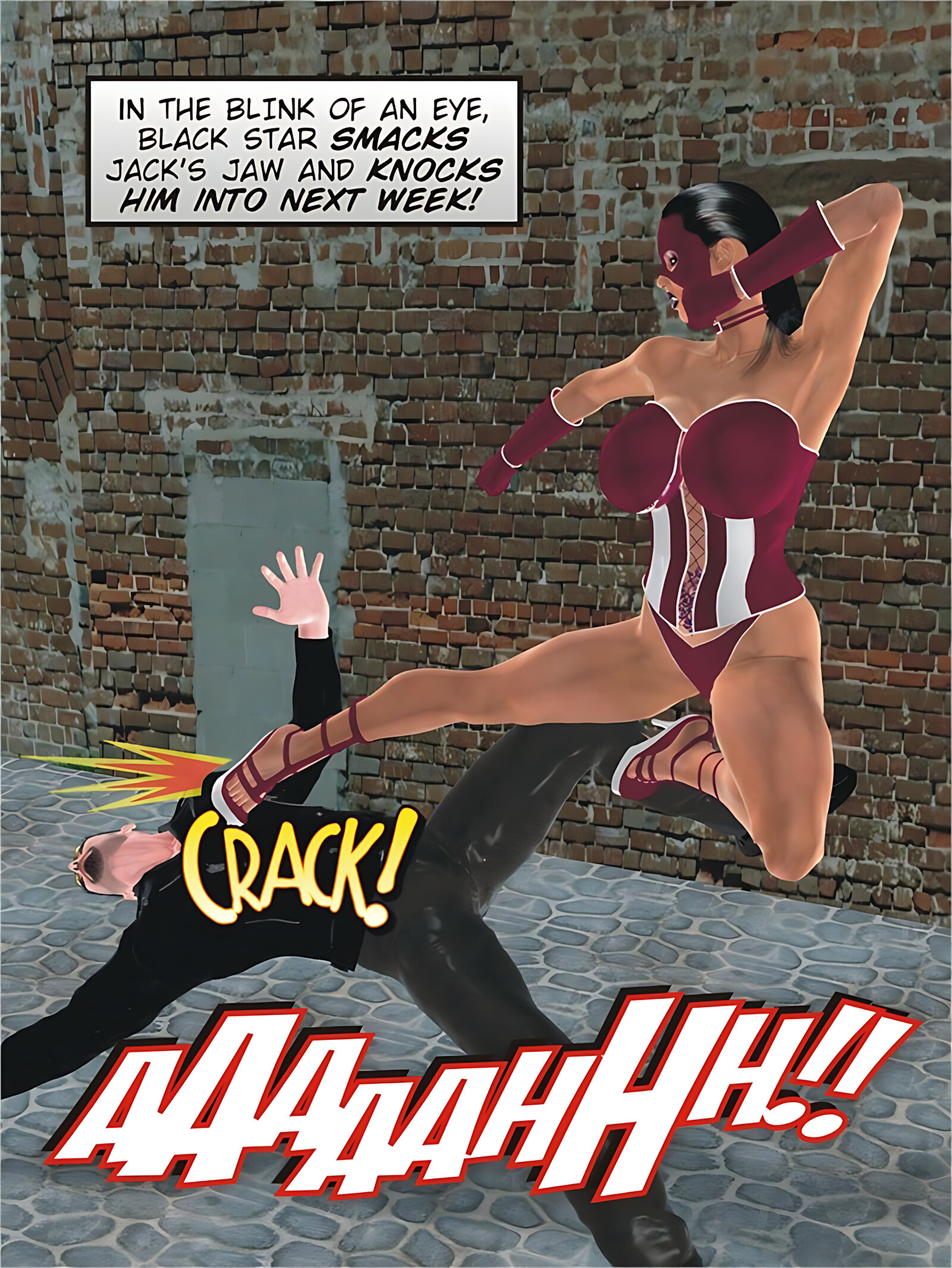 Blackened Star [Captured Heroines], Blackened Star, page 7 of 41