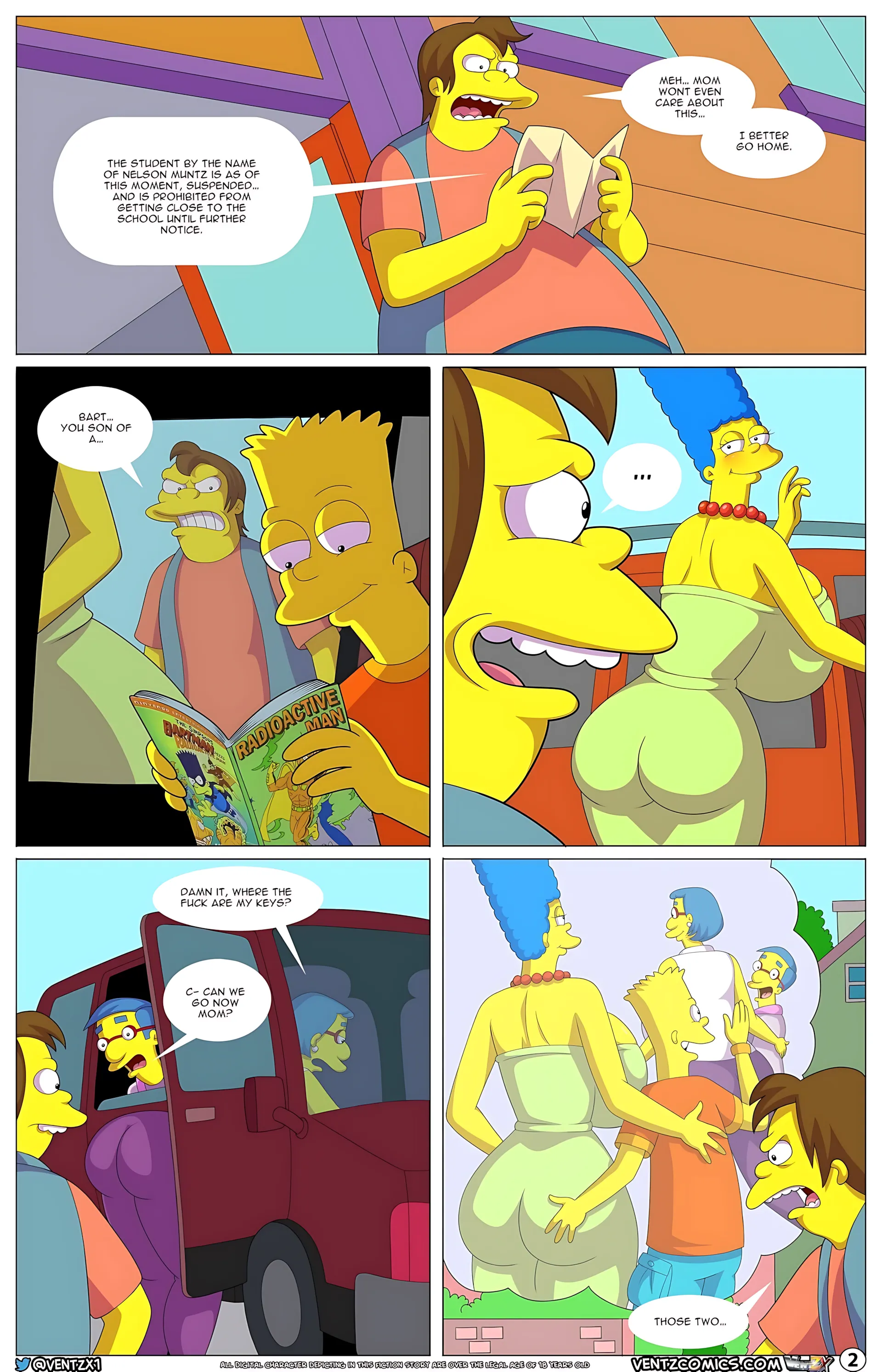 Bully’s Quest – The Simpsons [VentzX], 1. Bully's Quest - Chapter 1, page 3 of 41