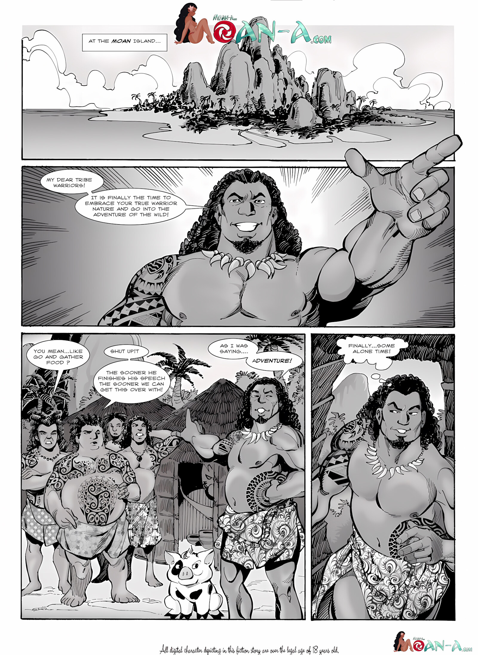 Call [Moan-A], Call 1, page 1 of 10