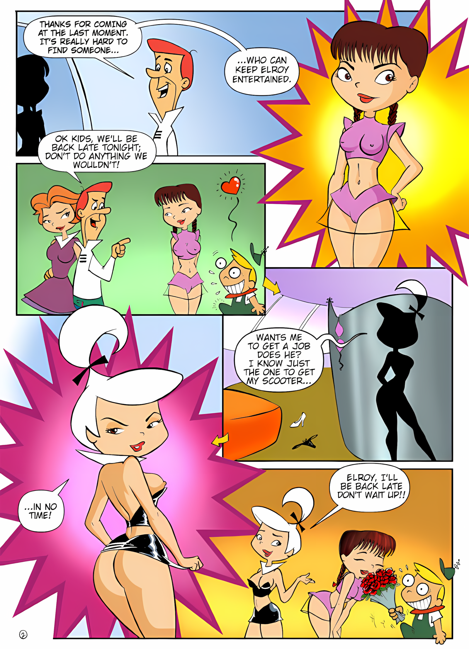 Cheating Jetsons Family [Alex Hiro], Cheating Jetsons Family, page 2 of 11