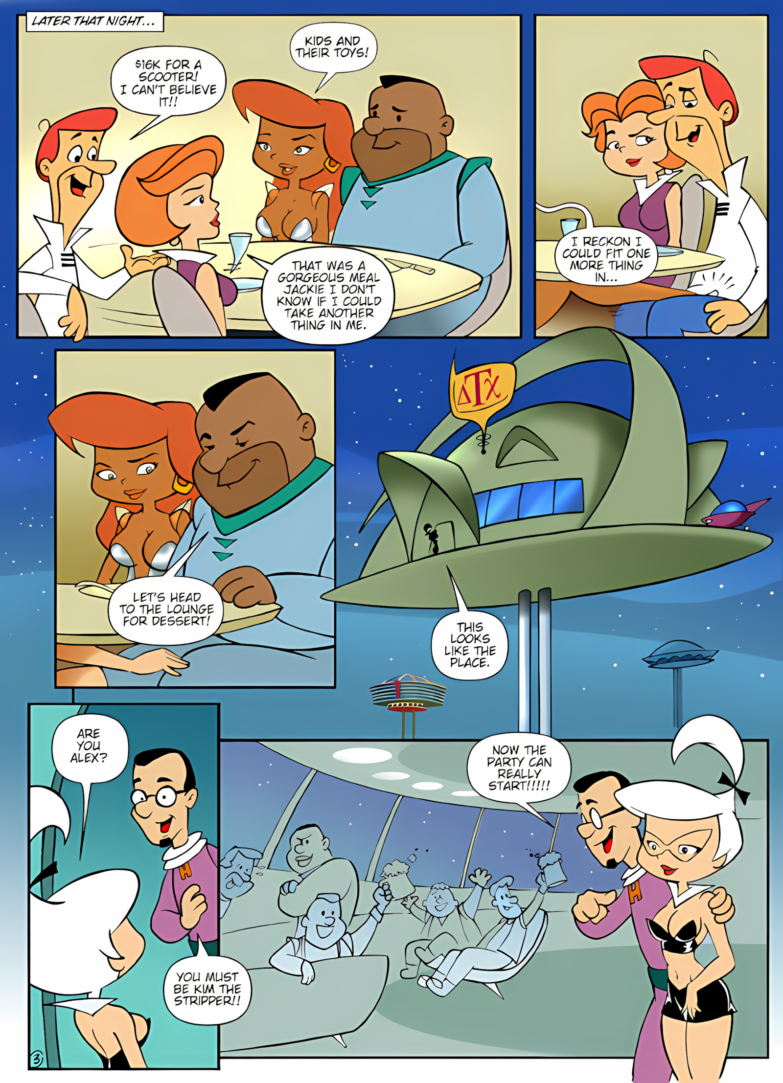 Cheating Jetsons Family [Alex Hiro], Cheating Jetsons Family, page 3 of 11