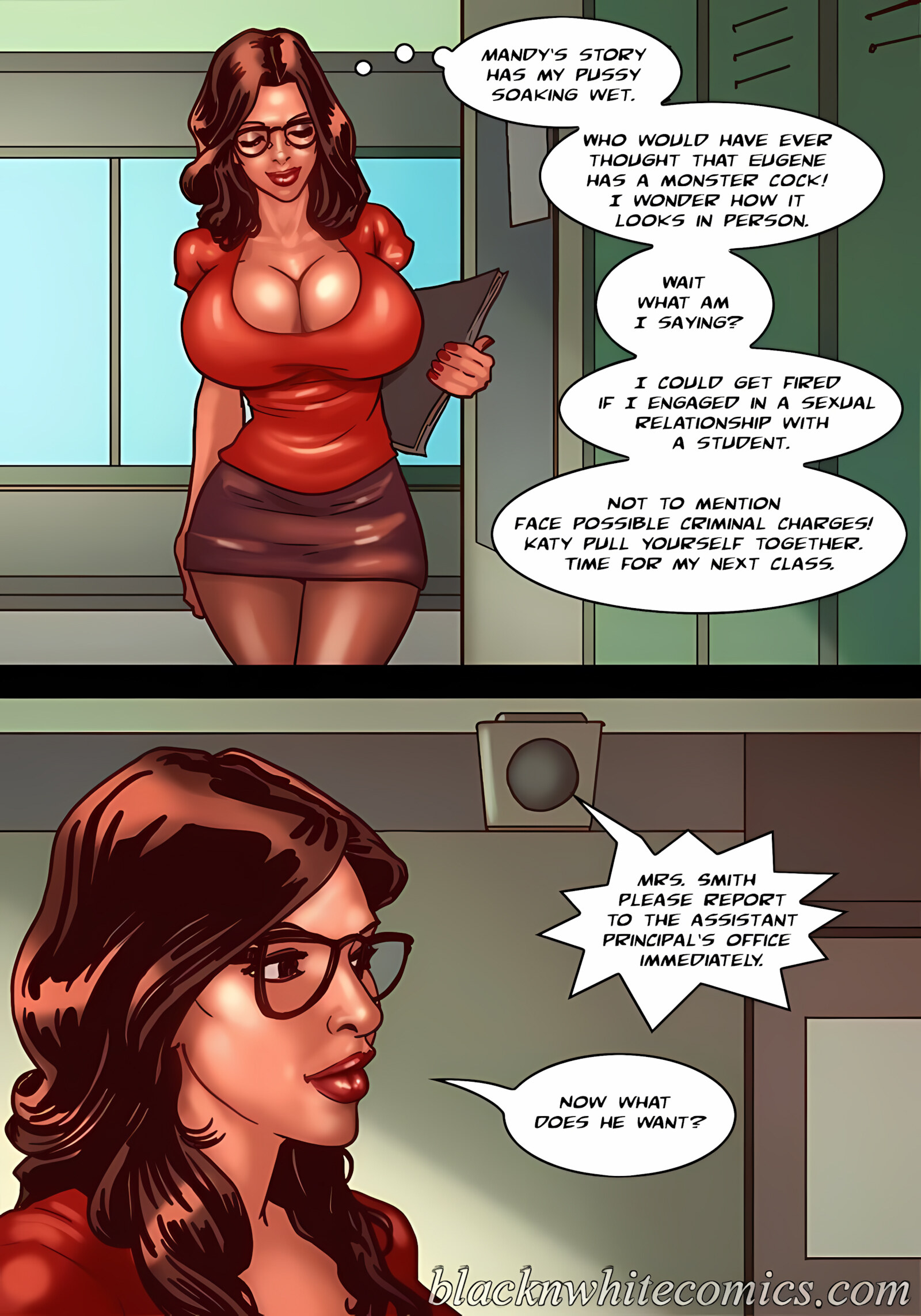 Detention [Yair], 1 . Detention - Part 1 [BlackNWhiteComics], page 22 of 52