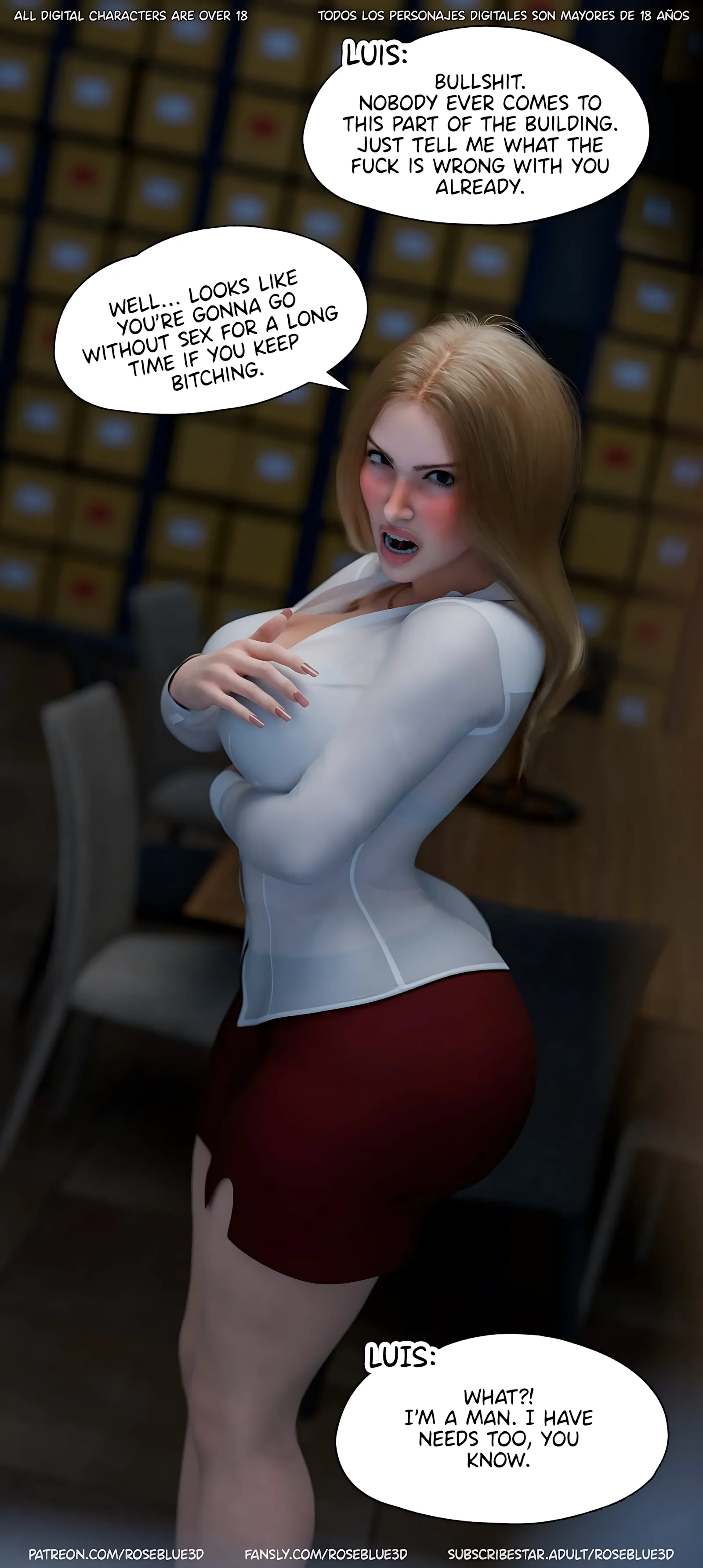 Dismissed [Rose Blue 3D], 8 . Dismissed - Ch.8, page 110 of 115
