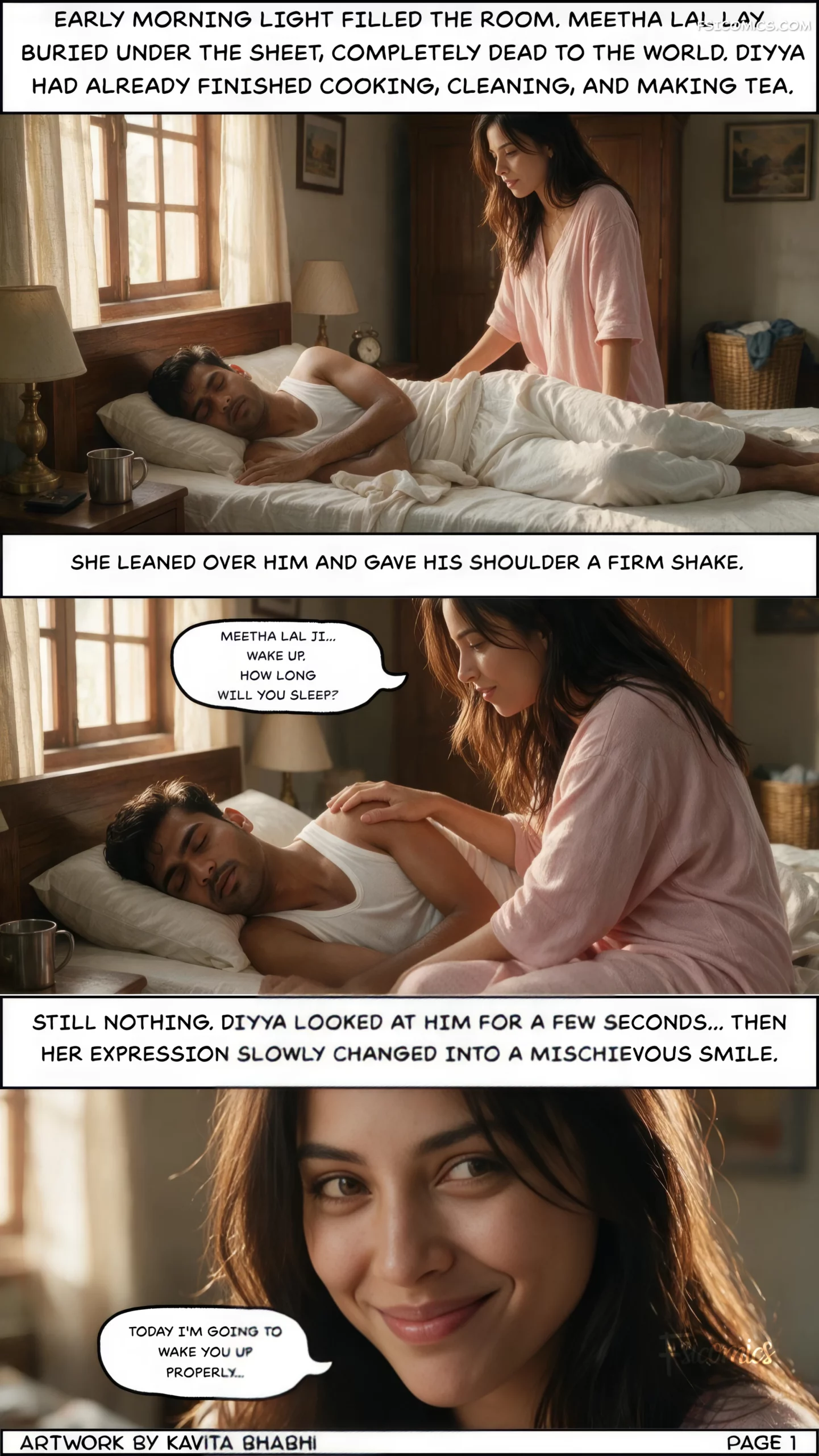 Forbidden Neighbor – Desi Desires, 1. Forbidden Neighbor - Chapter 1, page 2 of 22