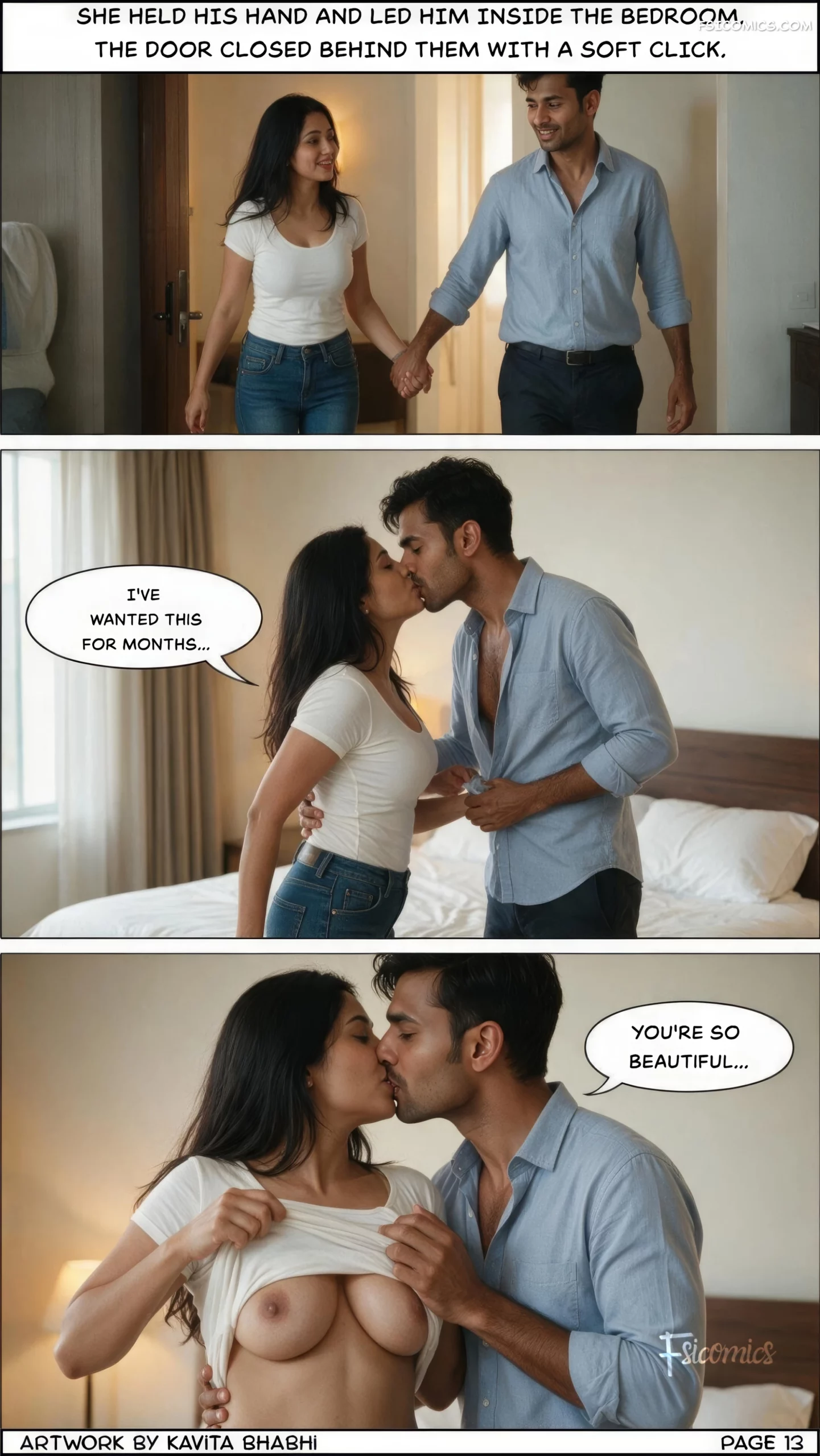 Forbidden Neighbor – Desi Desires, 1. Forbidden Neighbor - Chapter 1, page 14 of 22