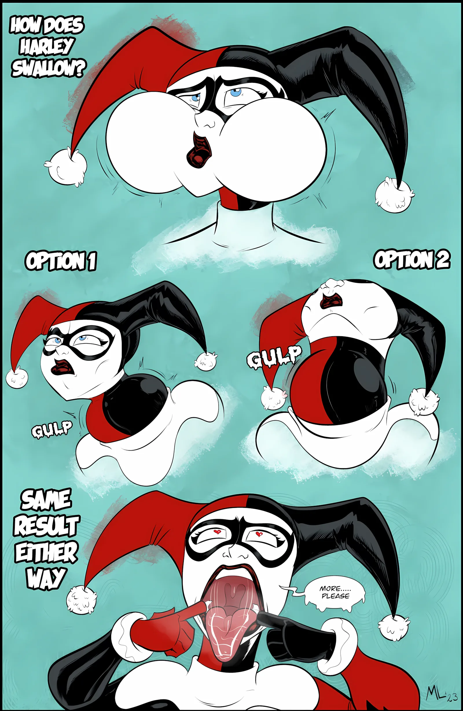 Harley Quinn: Don’t Open ’til Christmas [Ameizing Lewds], Harley Quinn: Don't Open 'til Christmas, page 9 of 33