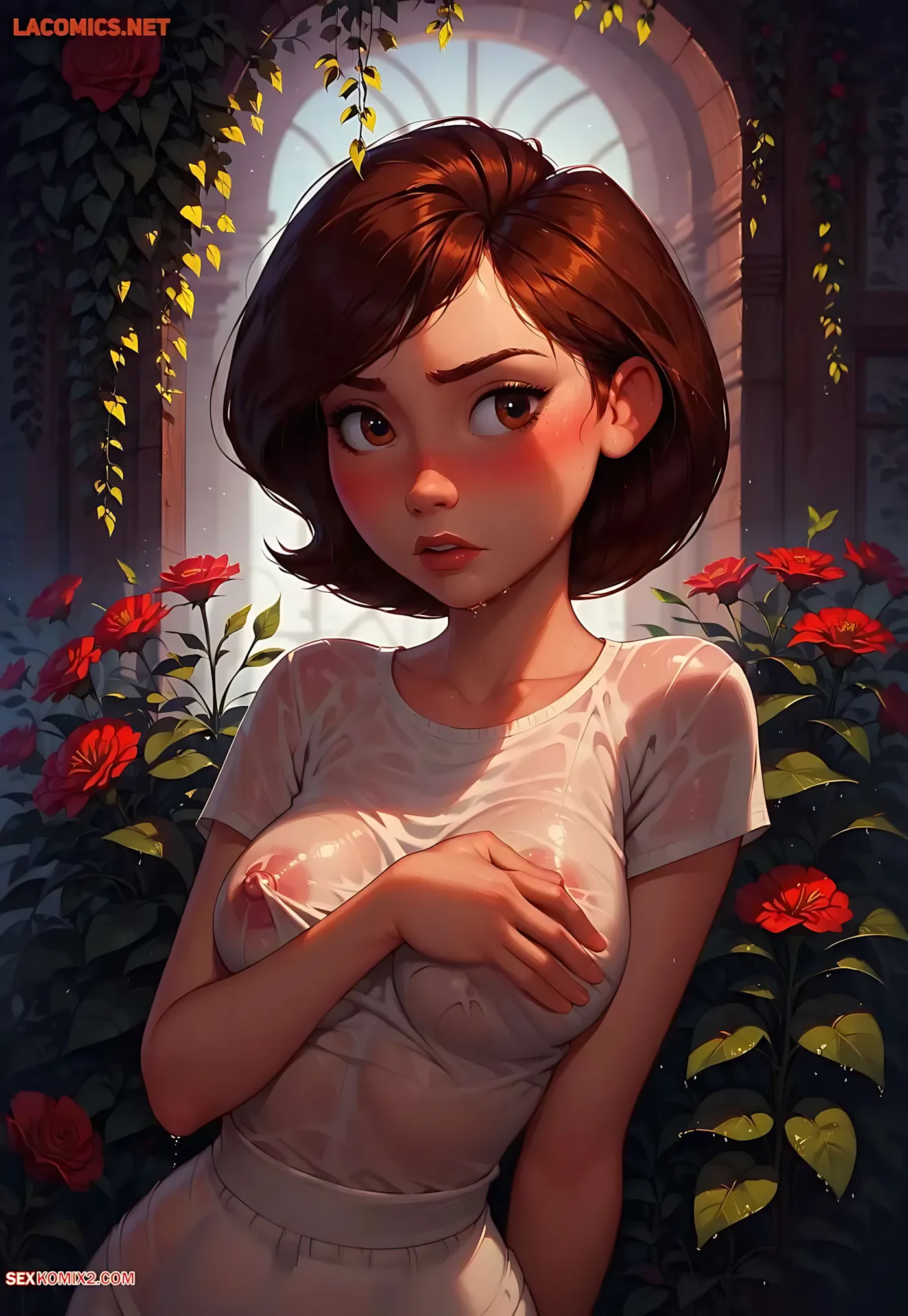 Helen Watering in the Greenhouse, Helen Watering in the Greenhouse [The Incredible], page 15 of 66