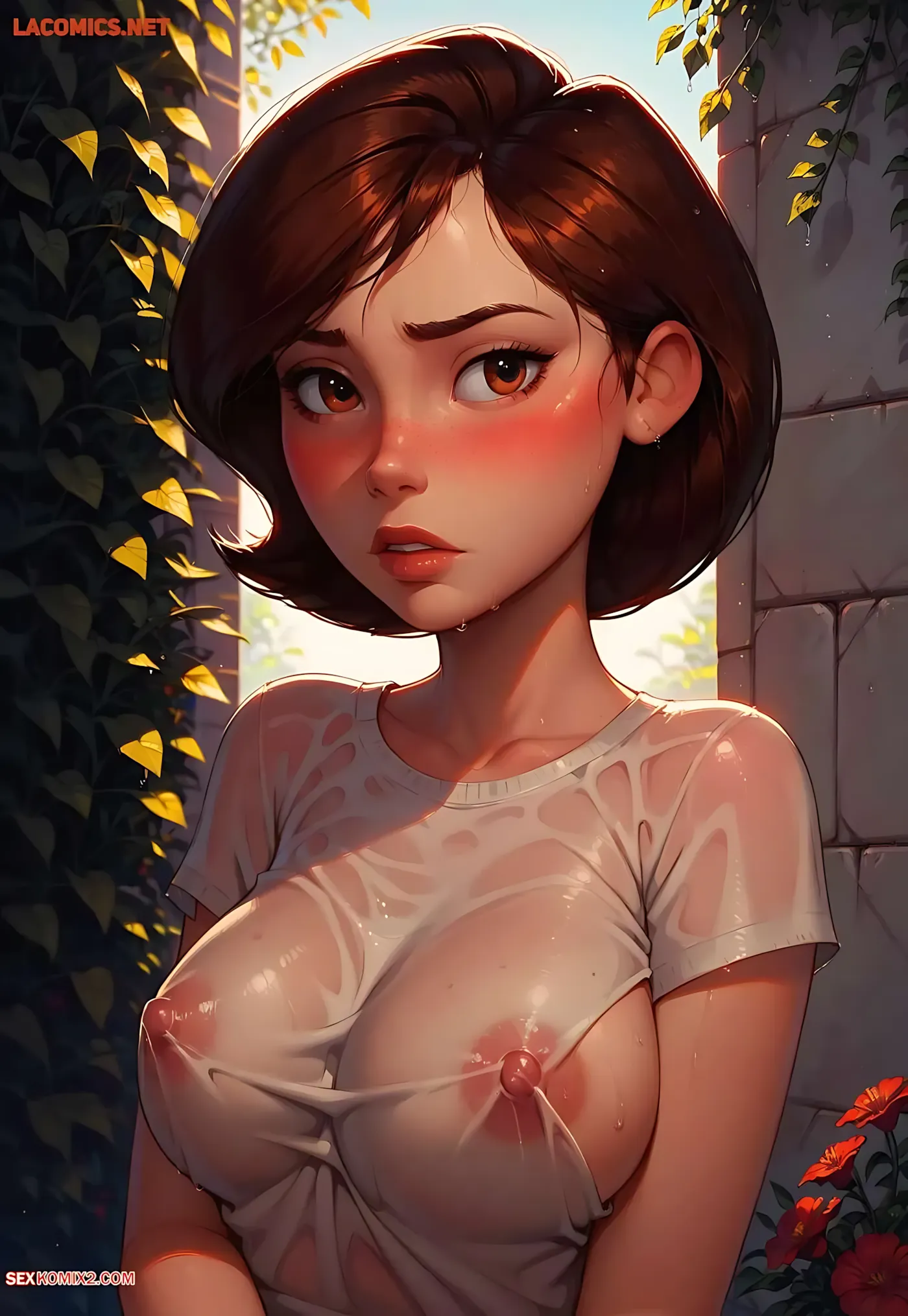 Helen Watering in the Greenhouse, Helen Watering in the Greenhouse [The Incredible], page 19 of 66
