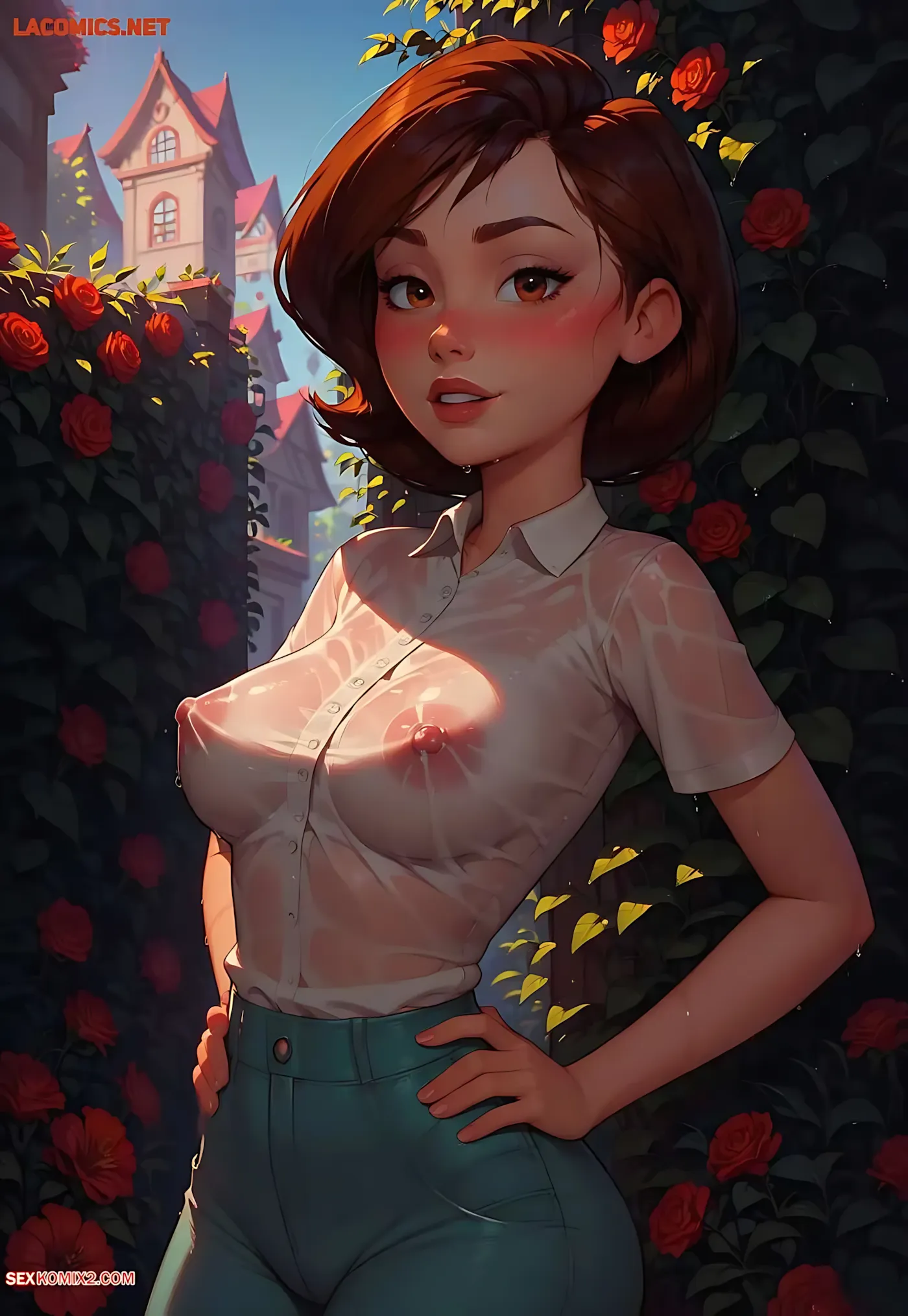 Helen Watering in the Greenhouse, Helen Watering in the Greenhouse [The Incredible], page 23 of 66