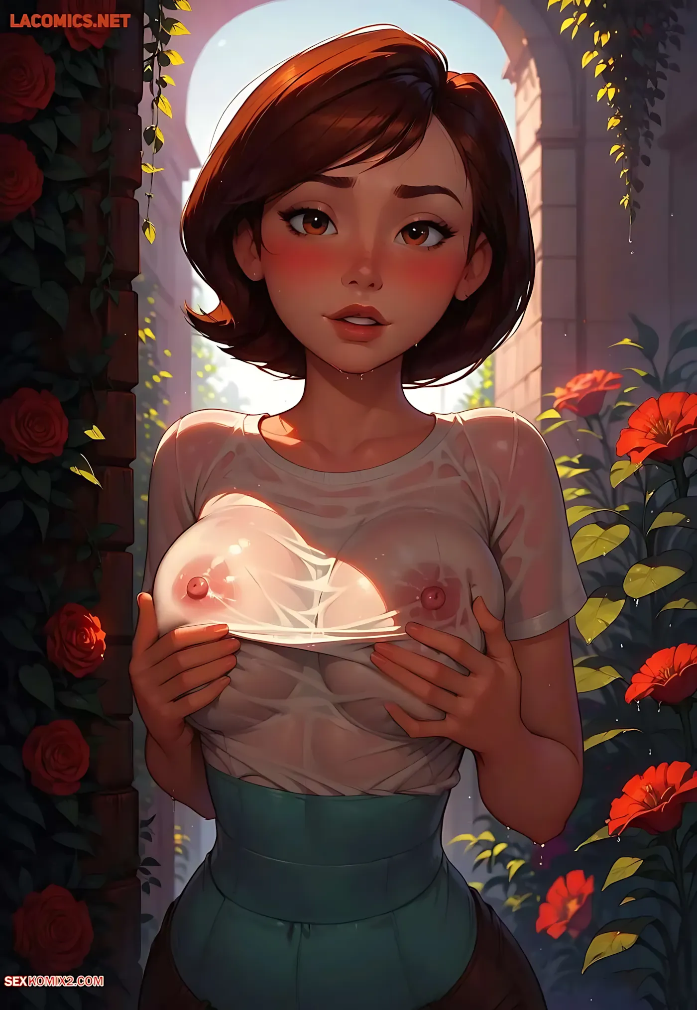 Helen Watering in the Greenhouse, Helen Watering in the Greenhouse [The Incredible], page 24 of 66