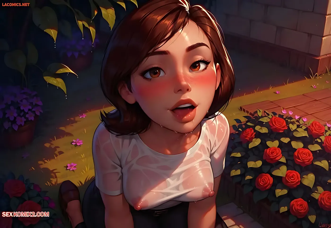 Helen Watering in the Greenhouse, Helen Watering in the Greenhouse [The Incredible], page 49 of 66