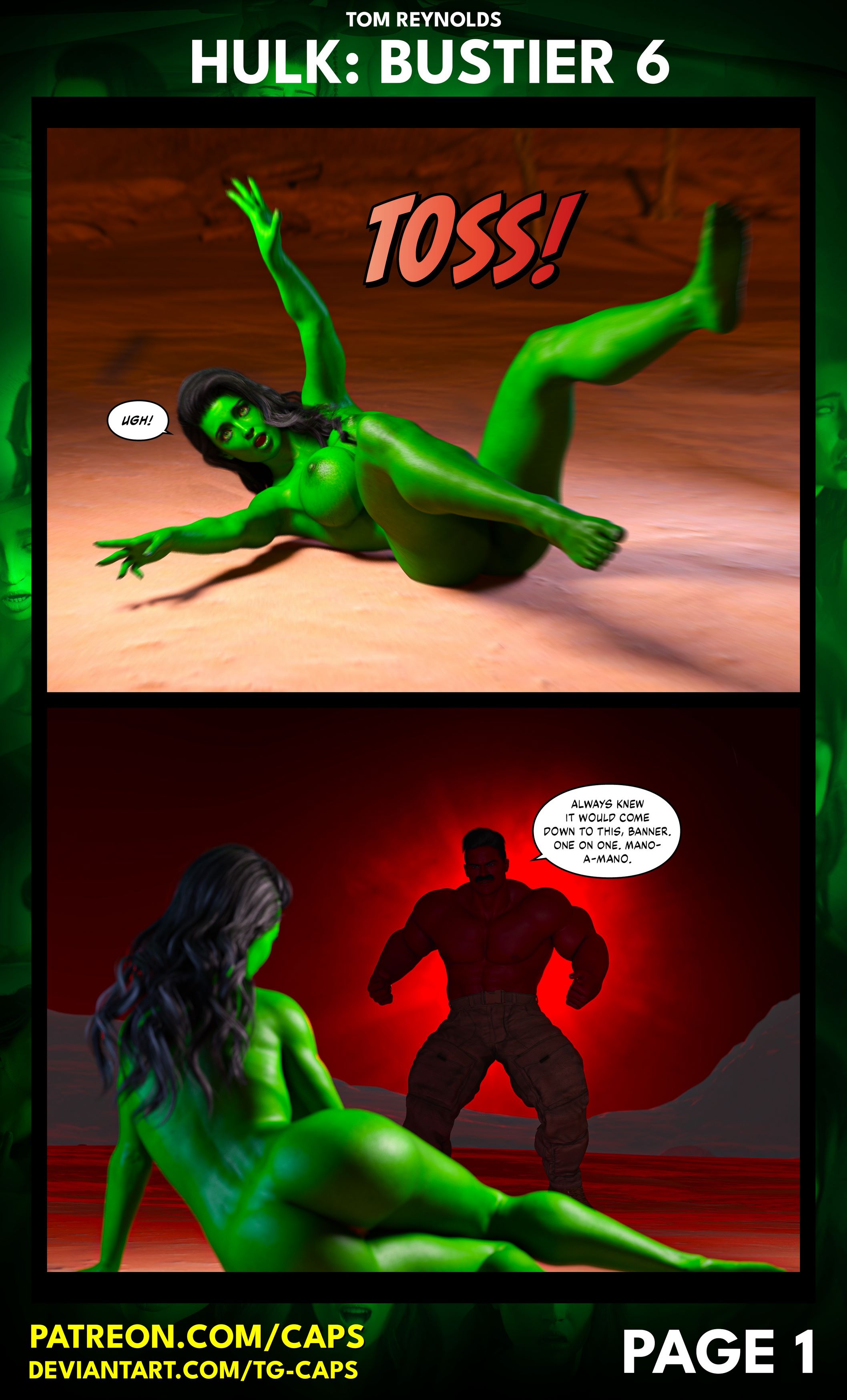Hulk: Bustier [Tom Reynolds], Hulk: Bustier 6, page 1 of 5