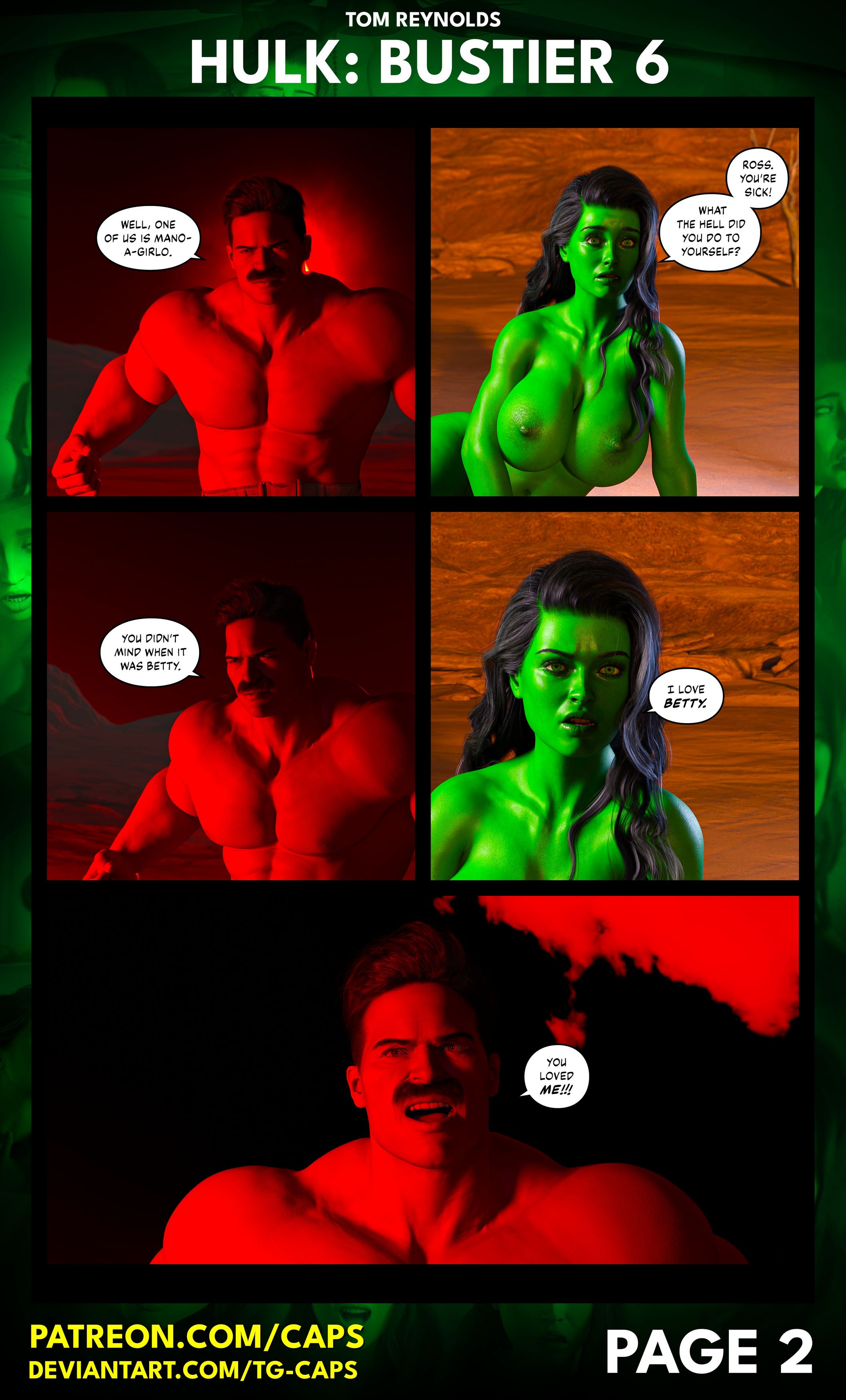 Hulk: Bustier [Tom Reynolds], Hulk: Bustier 6, page 2 of 5