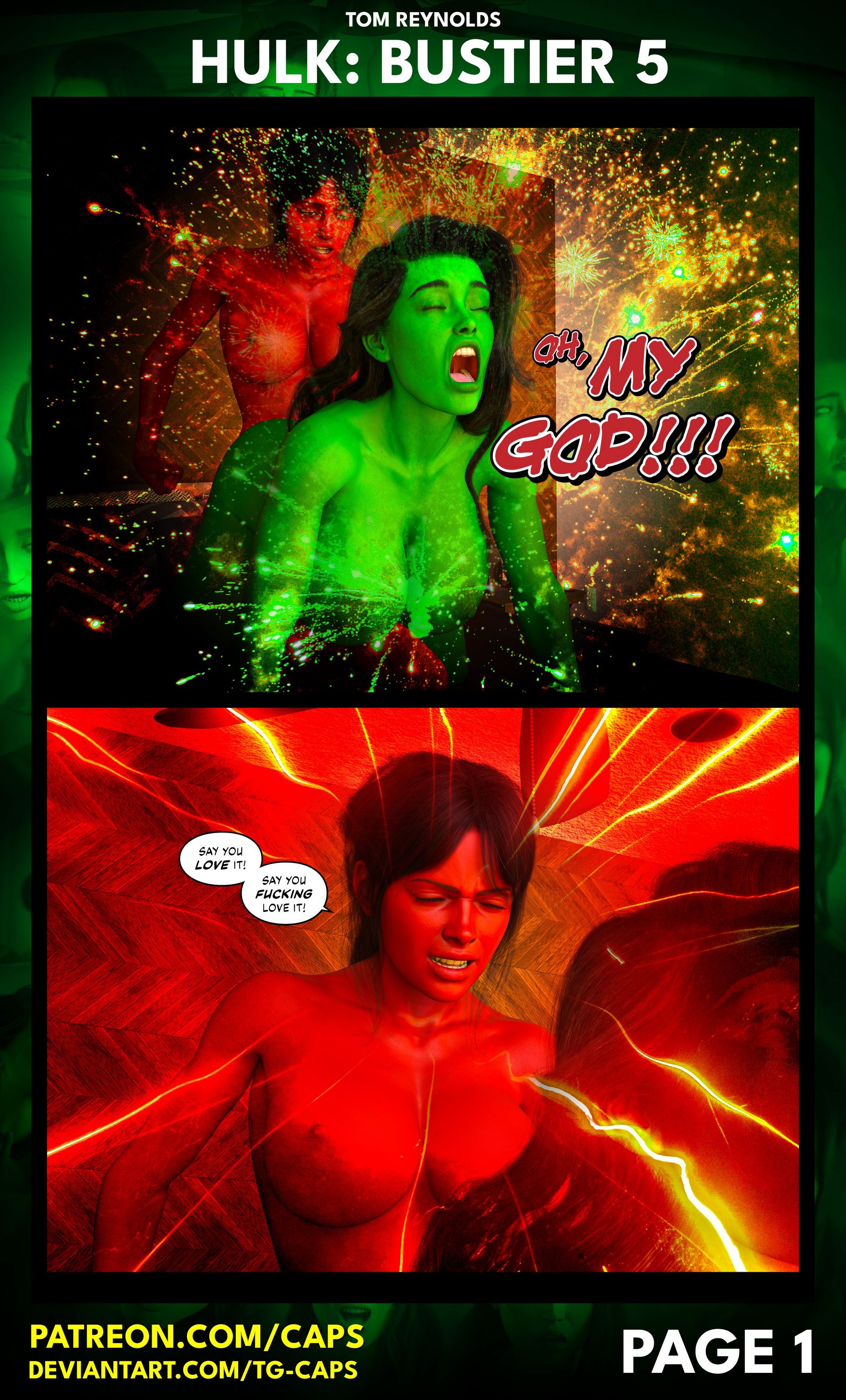 Hulk: Bustier [Tom Reynolds], Hulk: Bustier 5, page 1 of 13