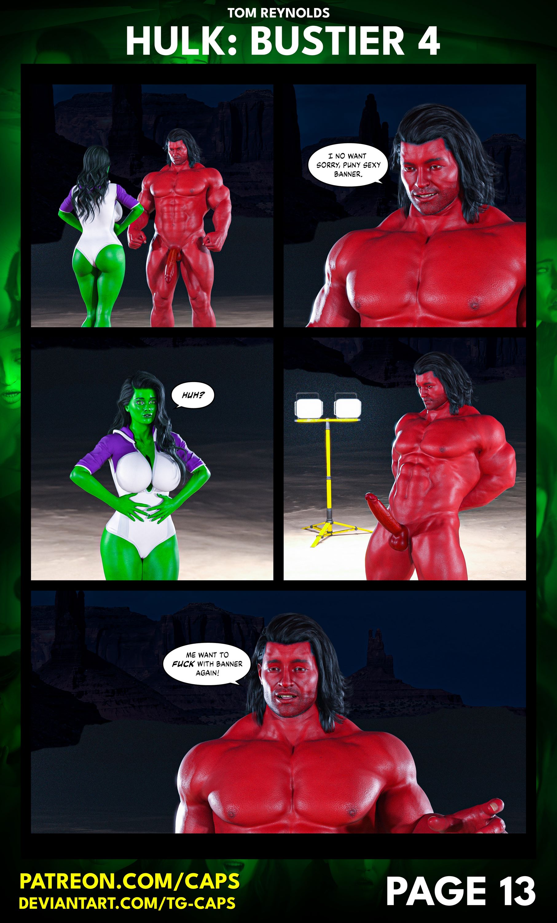 Hulk: Bustier [Tom Reynolds], Hulk: Bustier 4, page 13 of 35