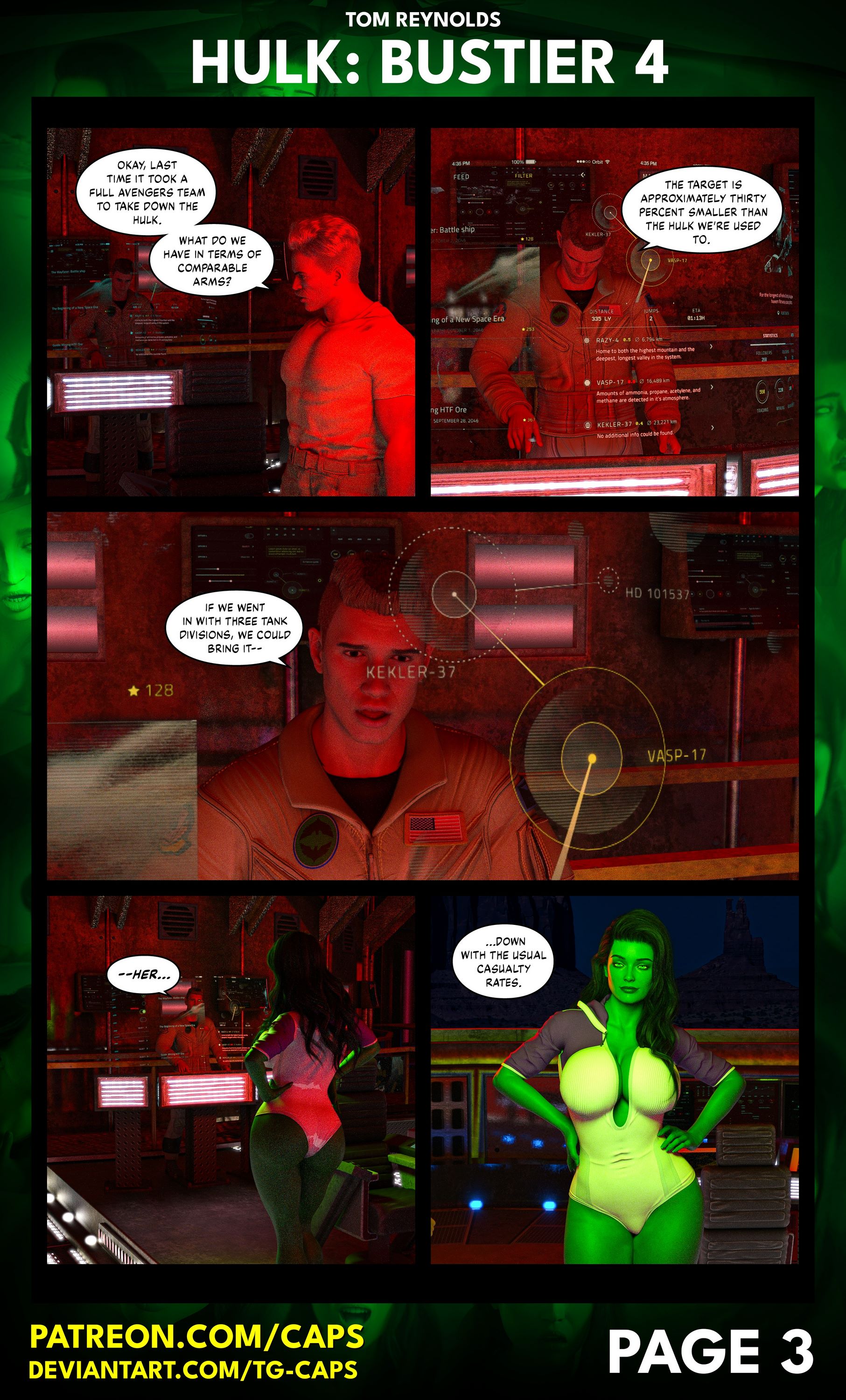 Hulk: Bustier [Tom Reynolds], Hulk: Bustier 4, page 3 of 35