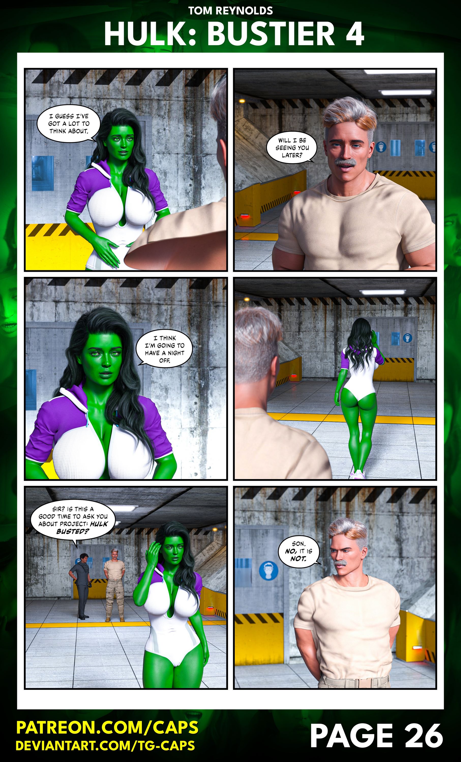 Hulk: Bustier [Tom Reynolds], Hulk: Bustier 4, page 25 of 35
