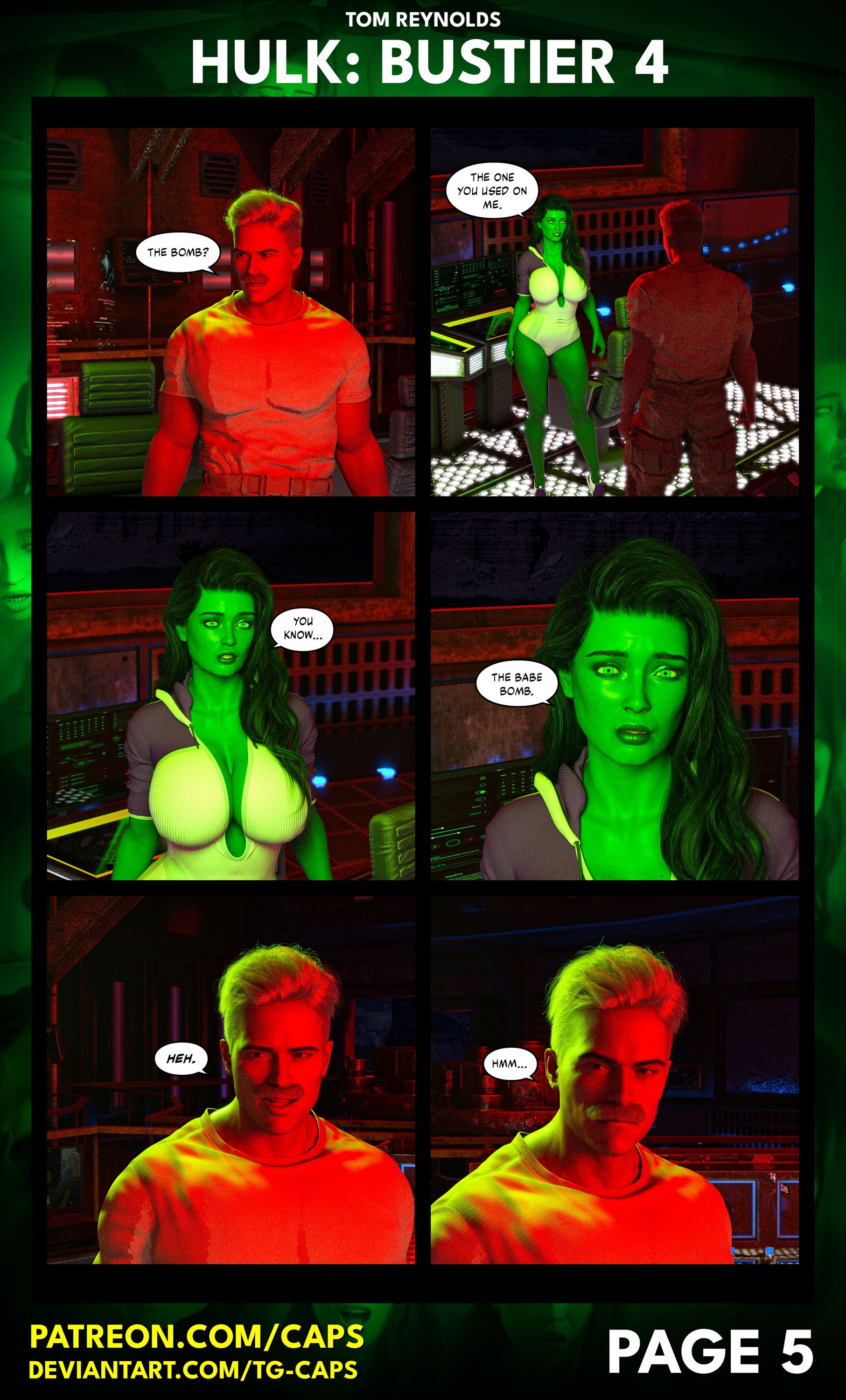 Hulk: Bustier [Tom Reynolds], Hulk: Bustier 4, page 5 of 35