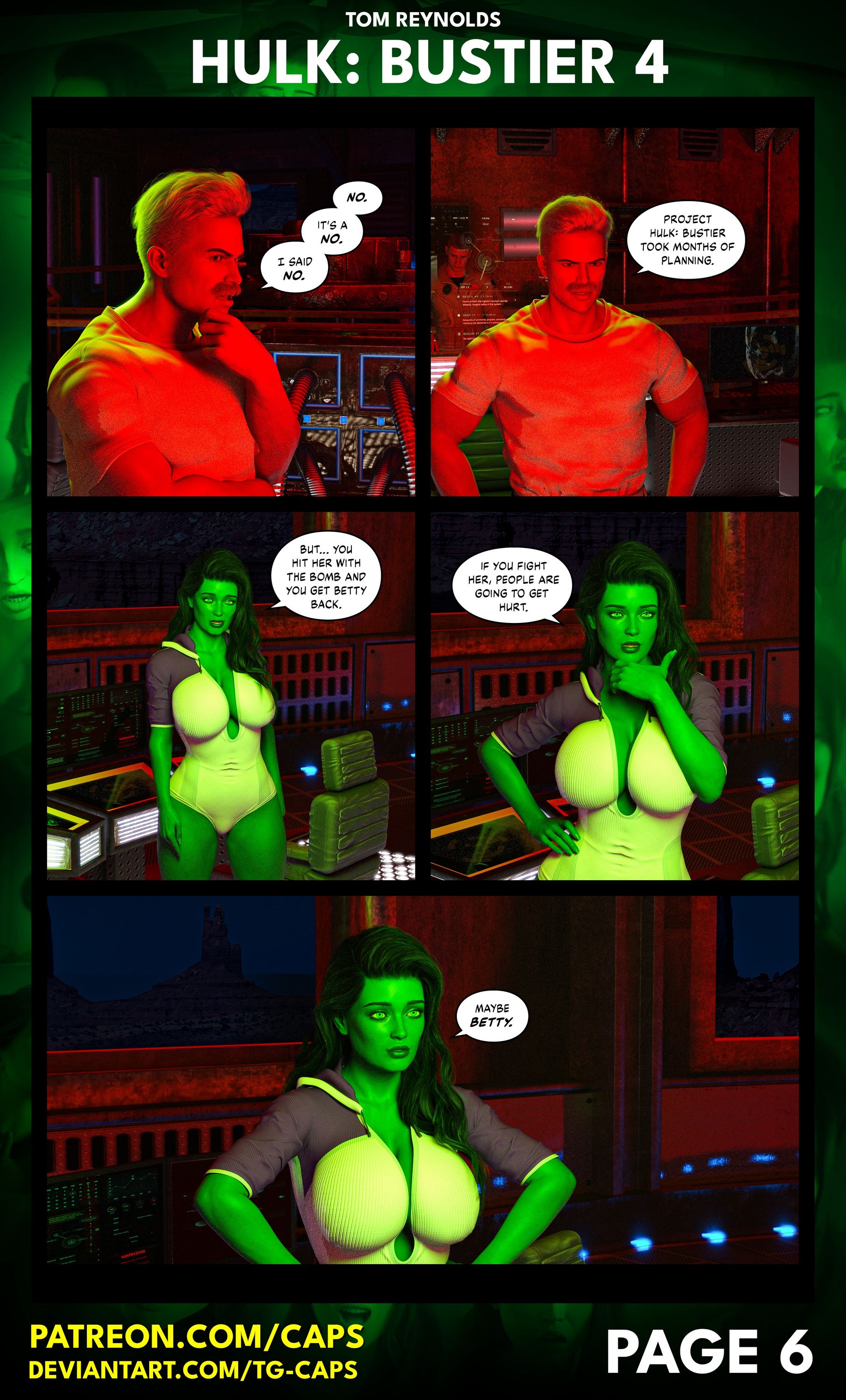 Hulk: Bustier [Tom Reynolds], Hulk: Bustier 4, page 6 of 35
