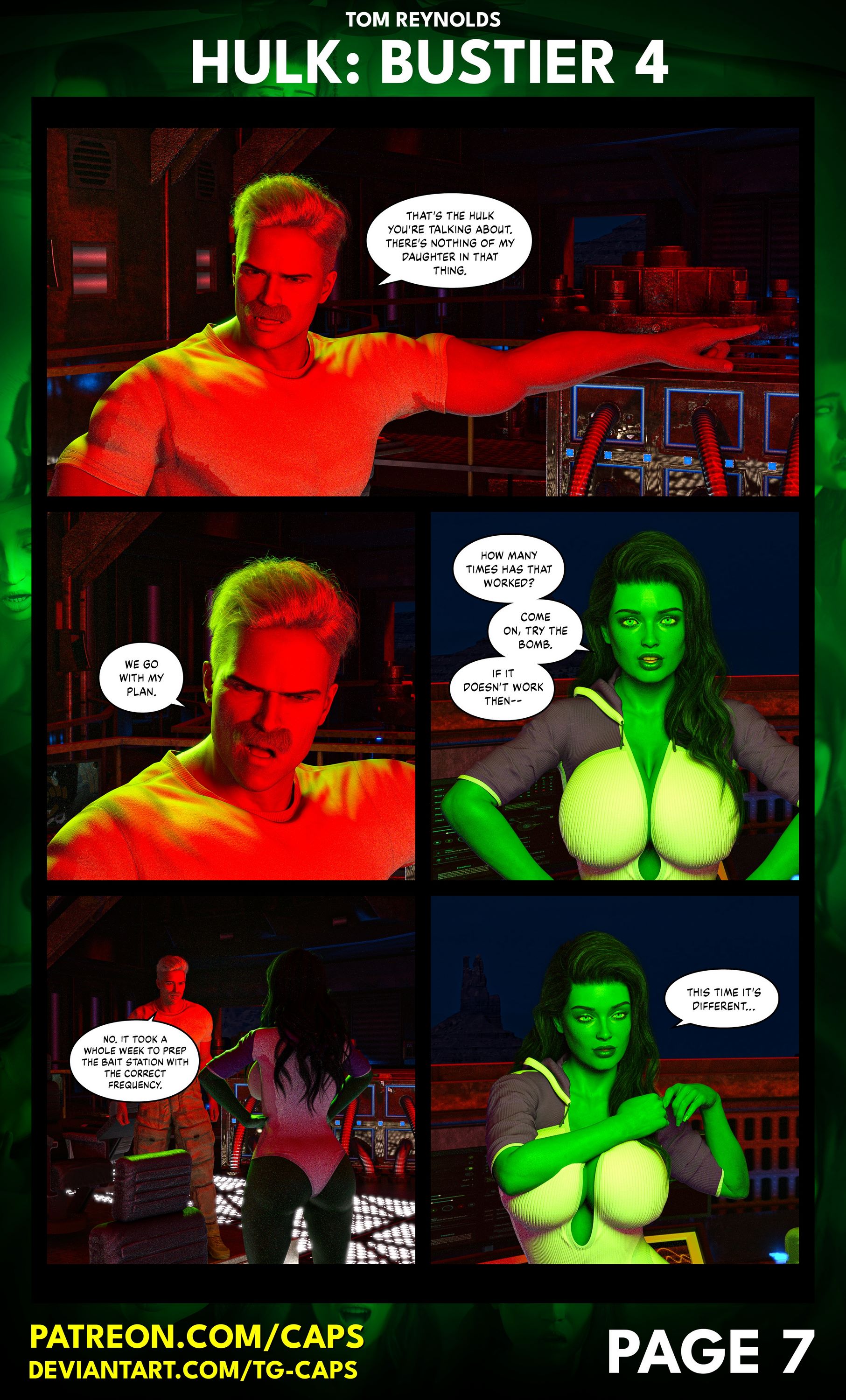 Hulk: Bustier [Tom Reynolds], Hulk: Bustier 4, page 7 of 35