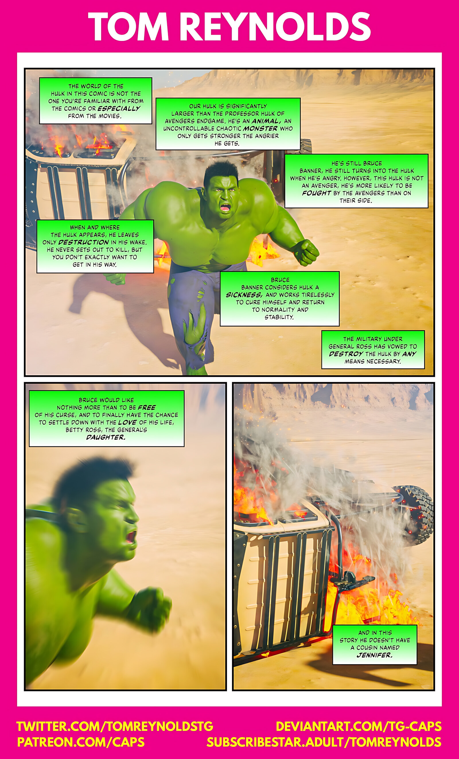 Hulk: Bustier [Tom Reynolds], Hulk: Bustier, page 1 of 41