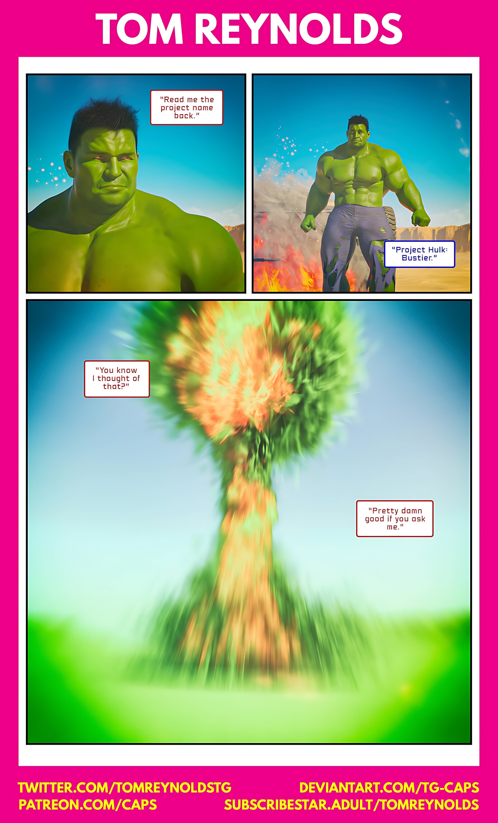 Hulk: Bustier [Tom Reynolds], Hulk: Bustier, page 3 of 41