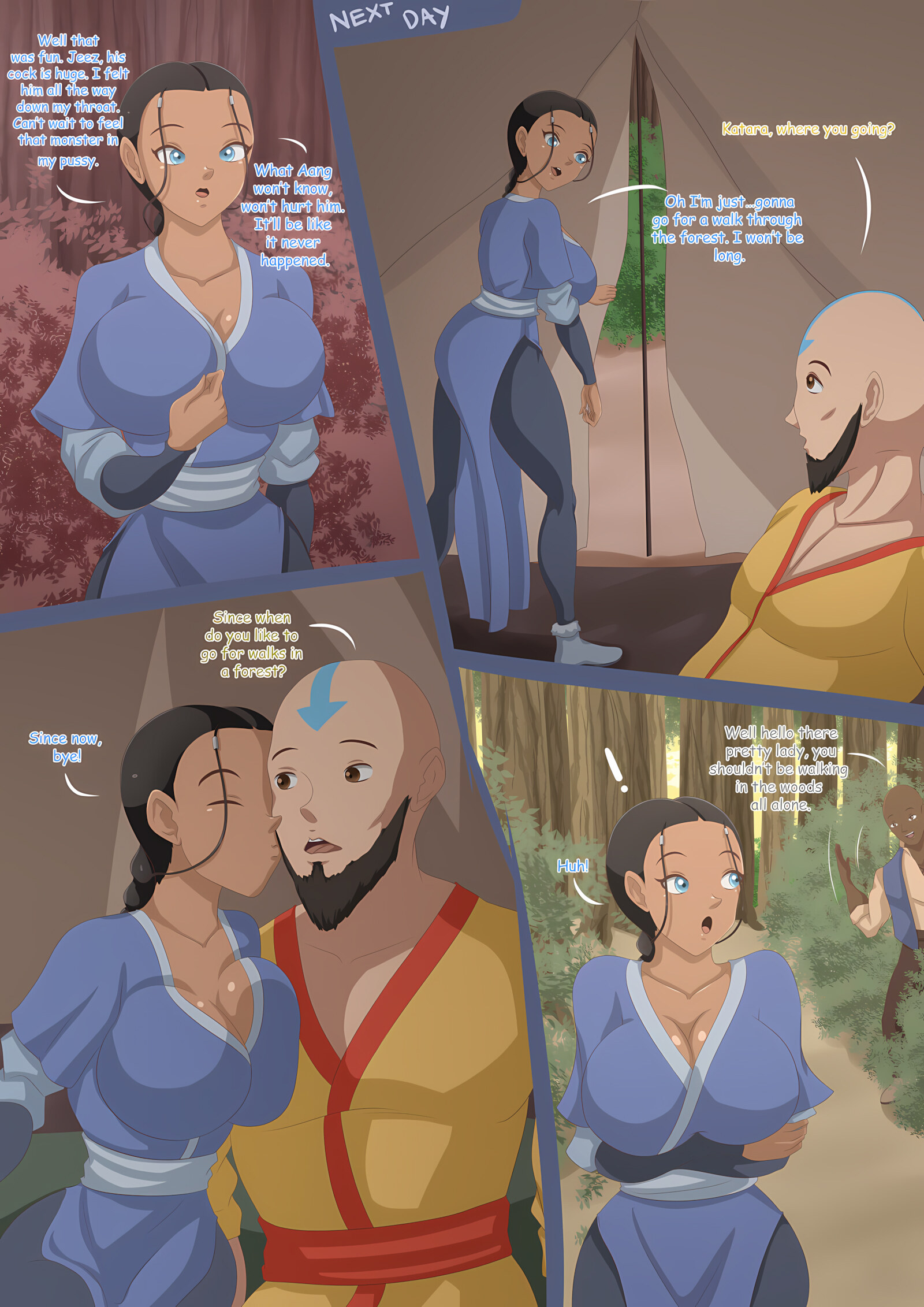 Katara’s Lust for Pleasure [Magnificent Sexy Gals], Katara's Lust for Pleasure, page 12 of 15