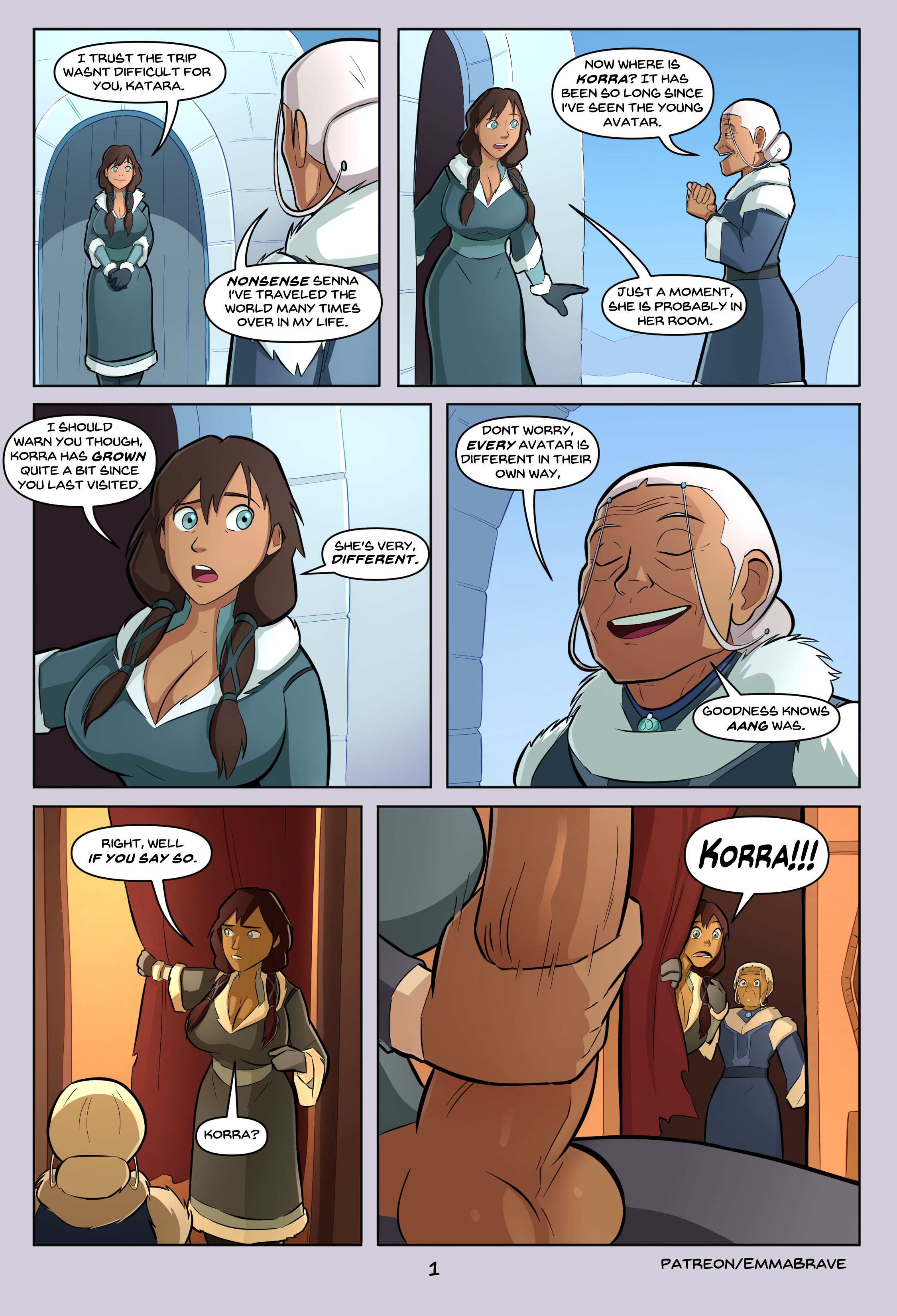 Korra: Book One [EmmaBrave], Korra: Book One, page 1 of 32