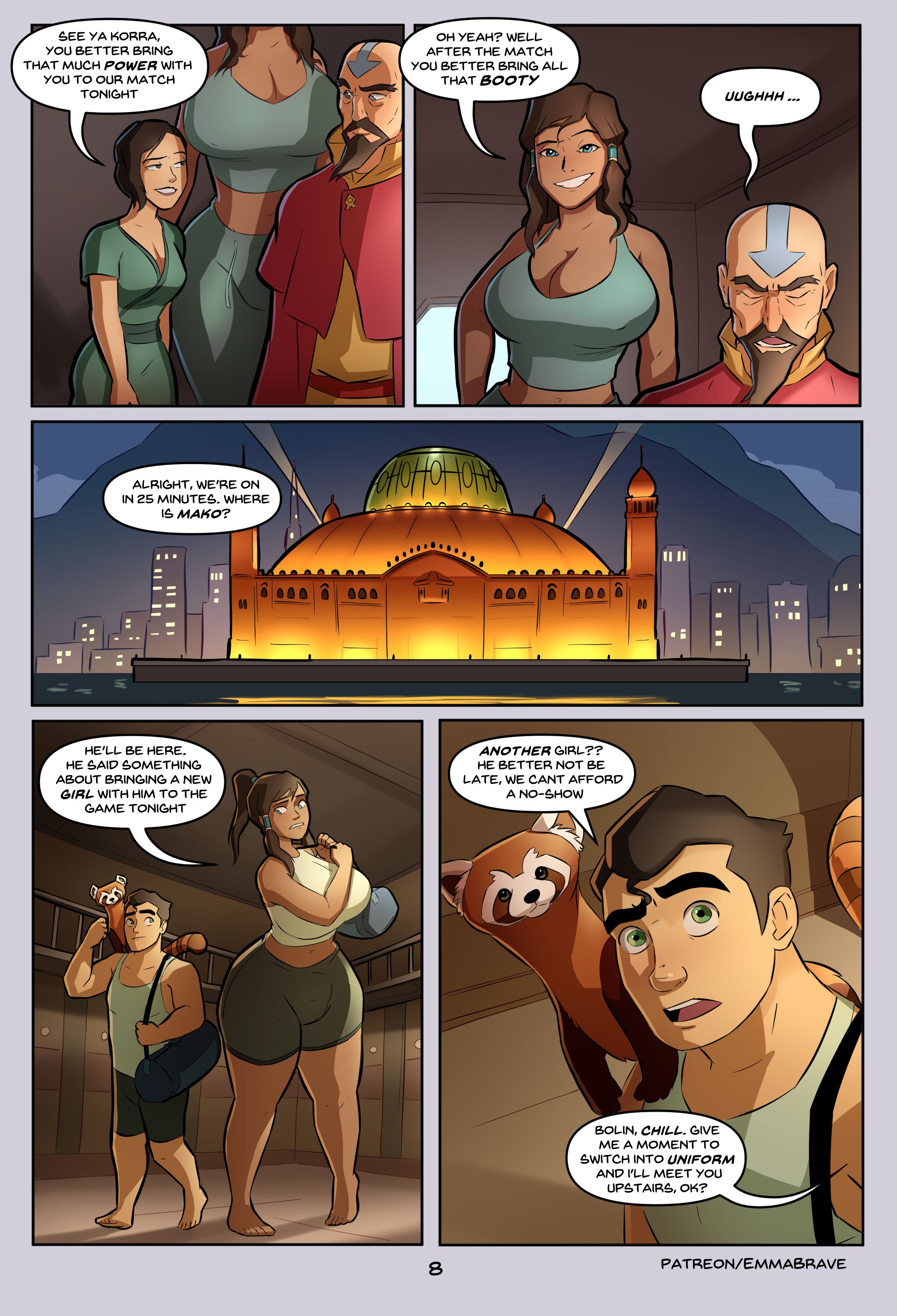 Korra: Book One [EmmaBrave], Korra: Book One, page 8 of 32