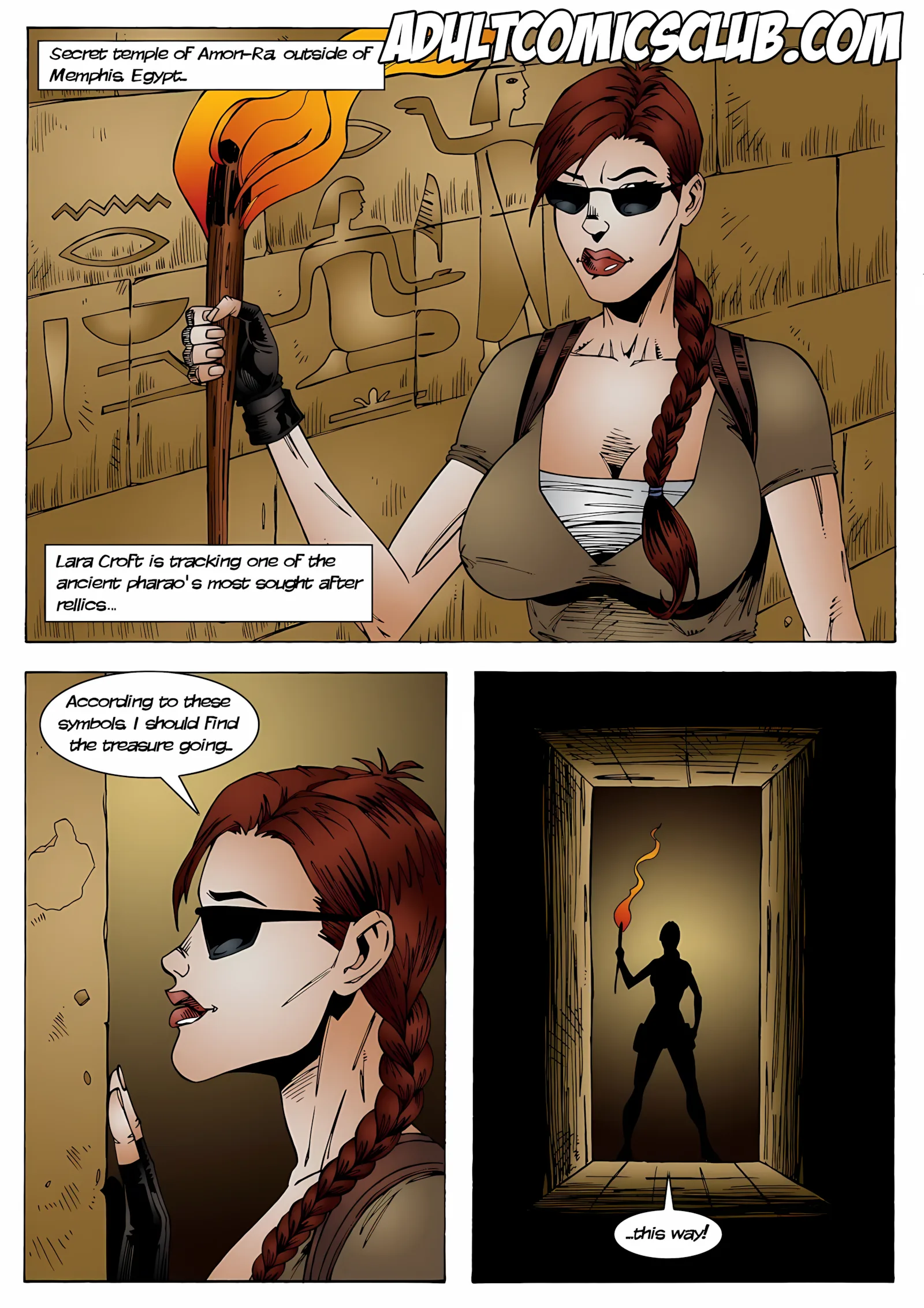 Lara Croft (Tomb Raider) [AdultComicsClub], 2 . Lara Croft - Chapter 2 (Tomb Raider) [AdultComicsClub], page 1 of 8