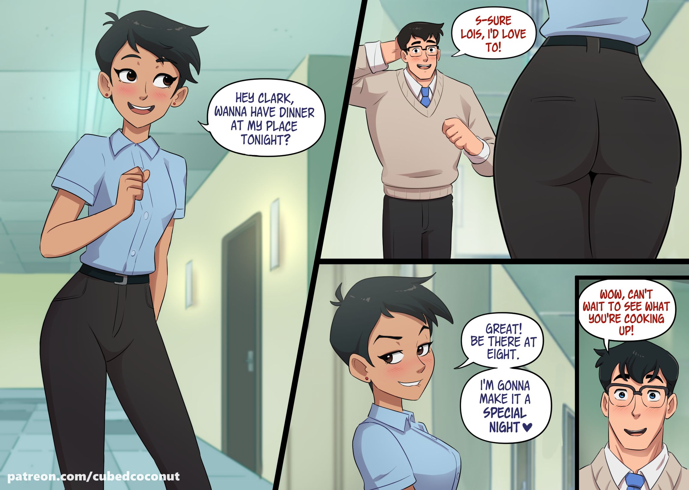 Lois Lane comic [CubedCoconut], Lois Lane comic, page 1 of 6