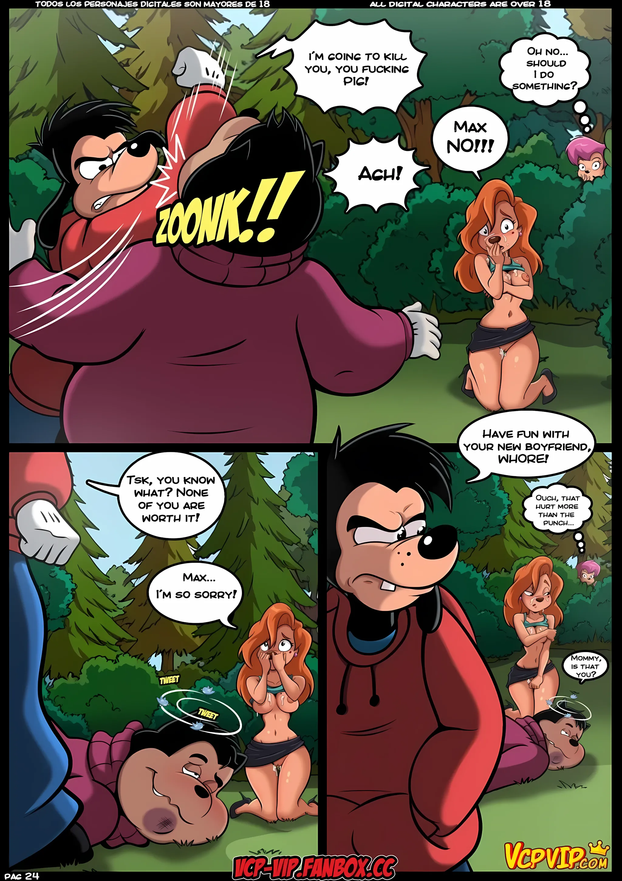 MILF Catcher’s [Croc], 6 . MILF Catcher's - Chapter 6 (Goof Troop), page 25 of 49